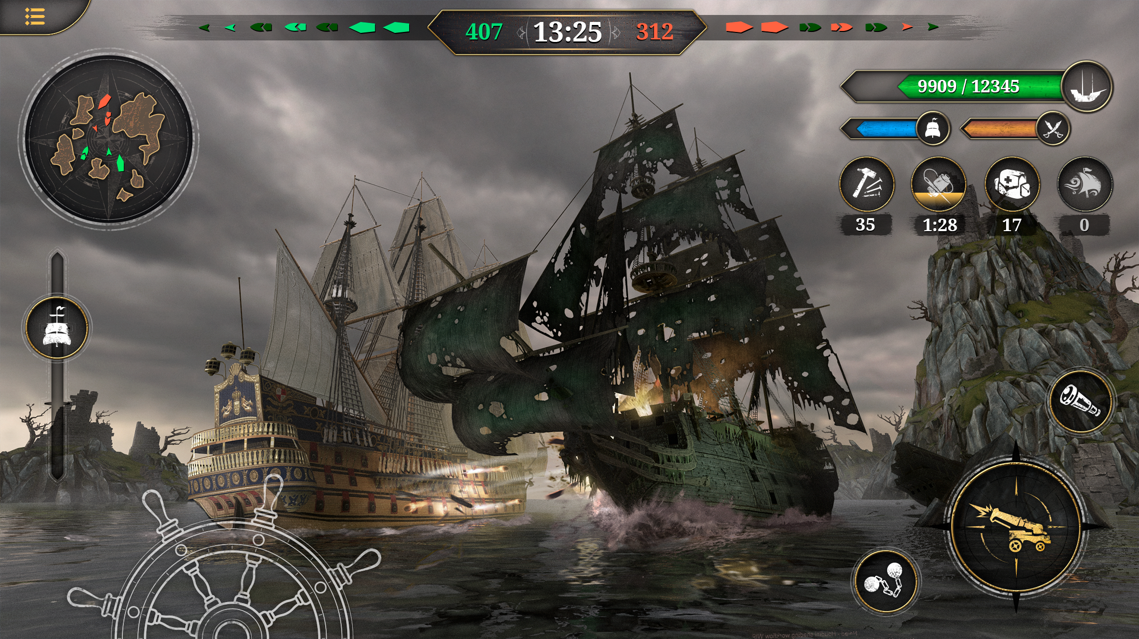 اسکرین شات 6 بازی King of Sails: Ship Battle