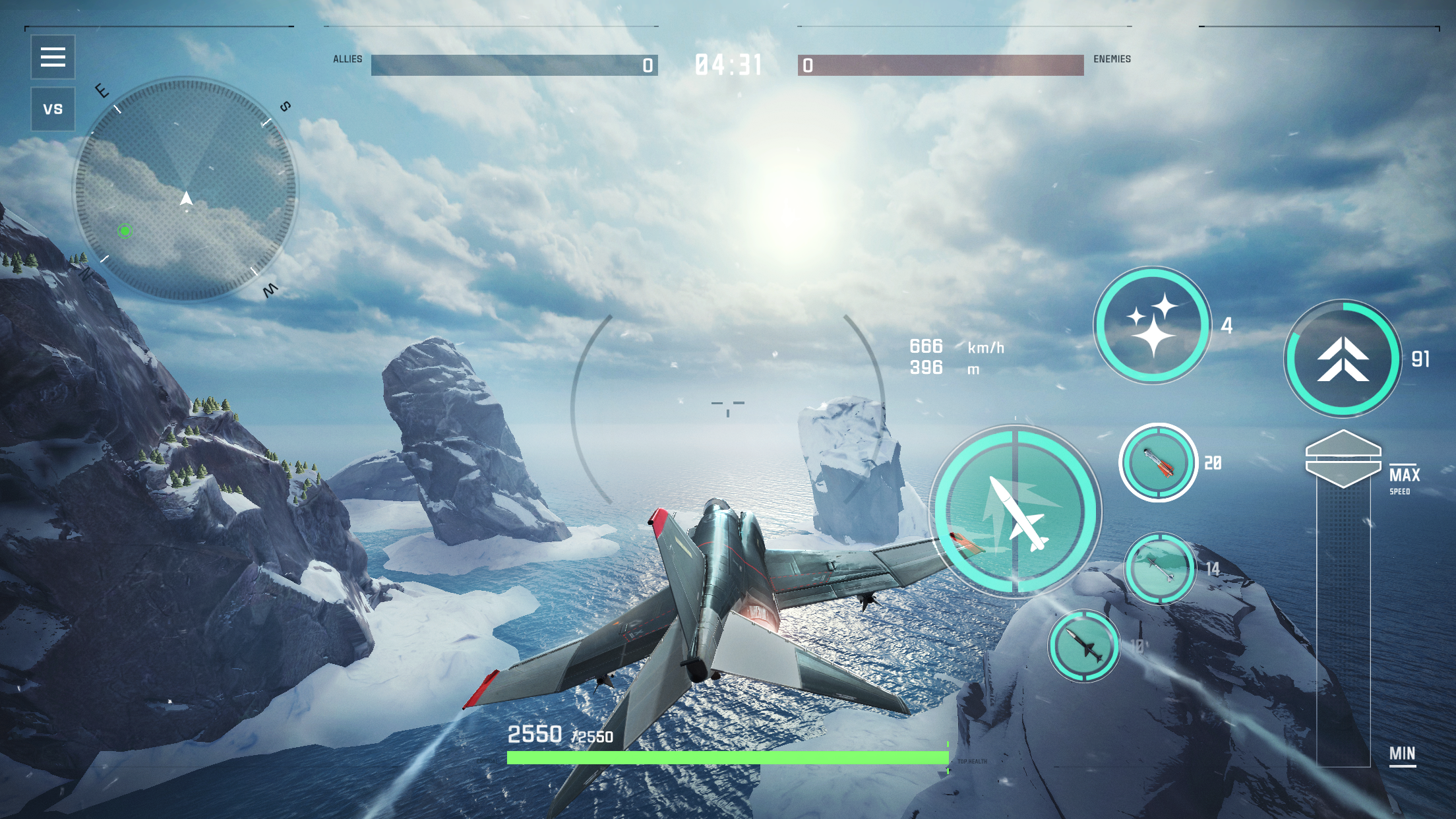 اسکرین شات 1 بازی Sky Combat 2: Air Combat PvP