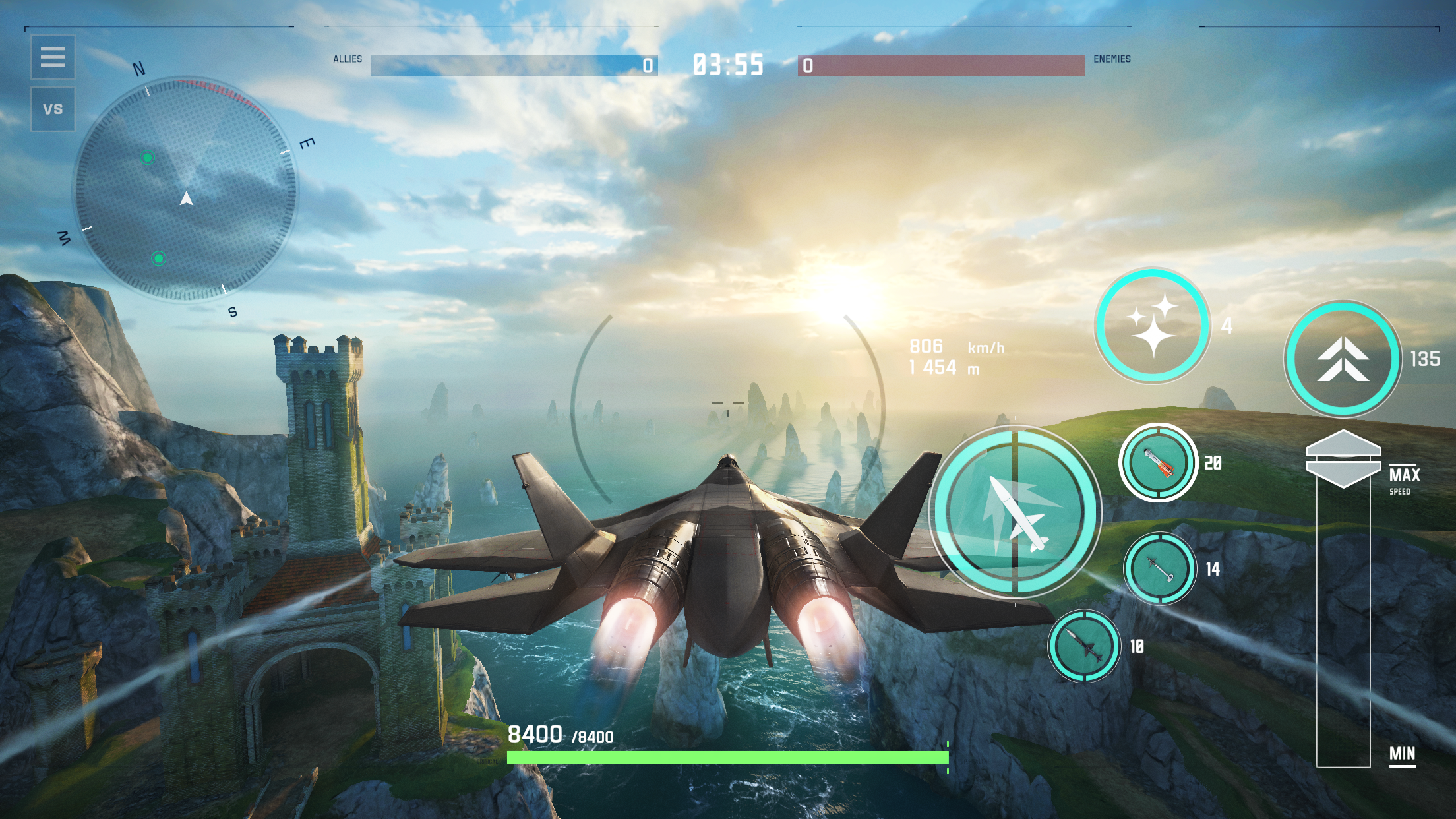 اسکرین شات 3 بازی Sky Combat 2: Air Combat PvP