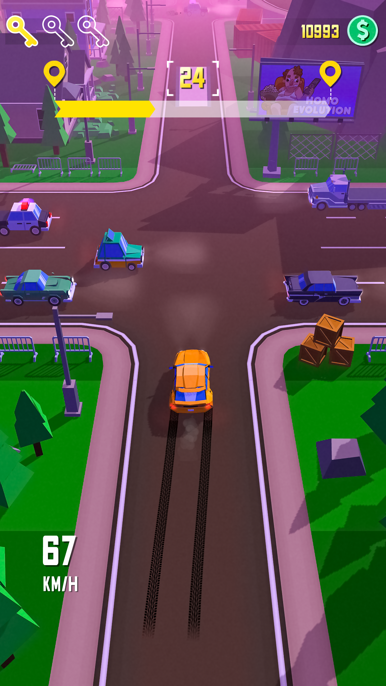 اسکرین شات 1 بازی Taxi Run: Traffic Driver