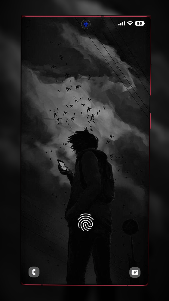 اسکرین شات 4 برنامه Black Wallpapers