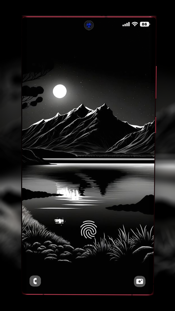 اسکرین شات 2 برنامه Black Wallpapers