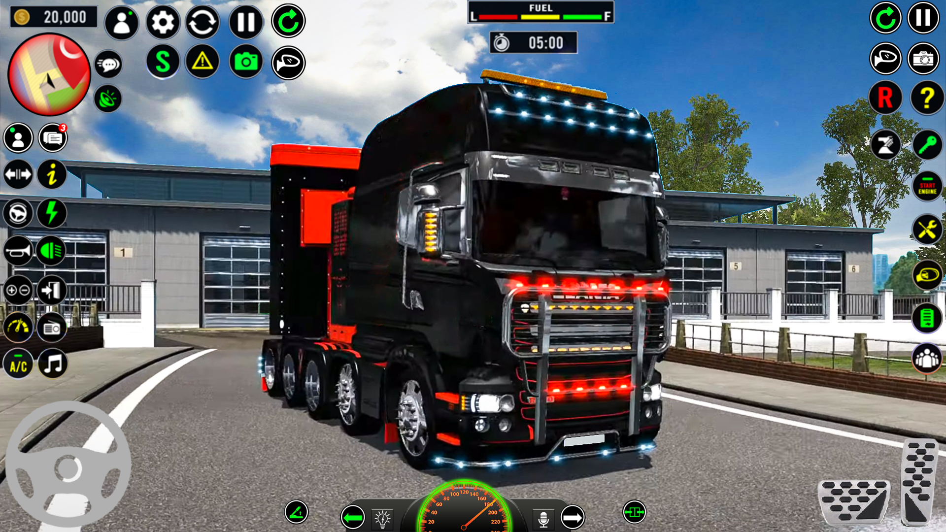 اسکرین شات 5 بازی Modern Euro Truck Simulator 3D