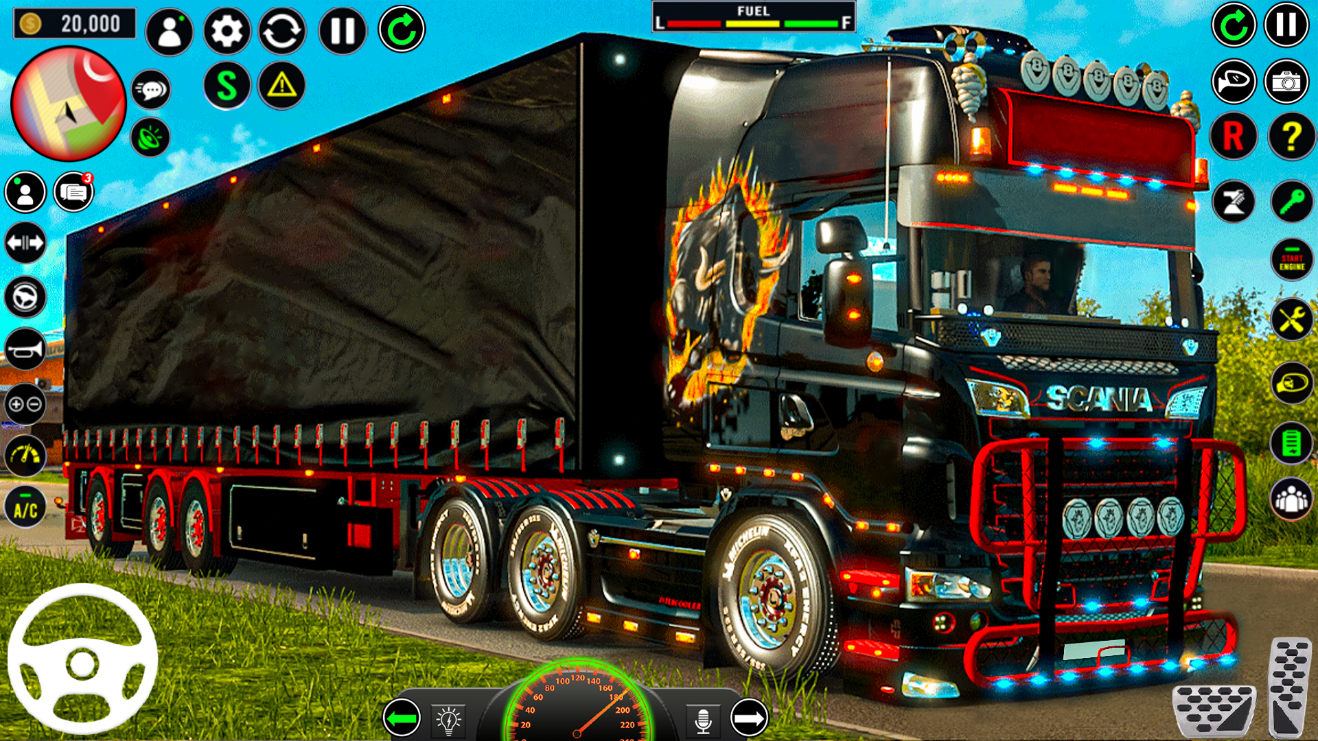 اسکرین شات 1 بازی Modern Euro Truck Simulator 3D