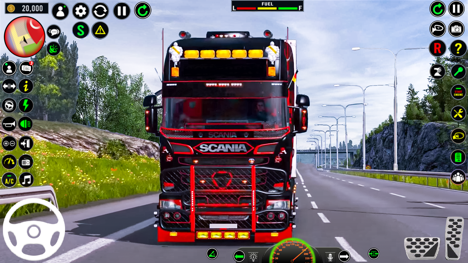 اسکرین شات 3 بازی Modern Euro Truck Simulator 3D