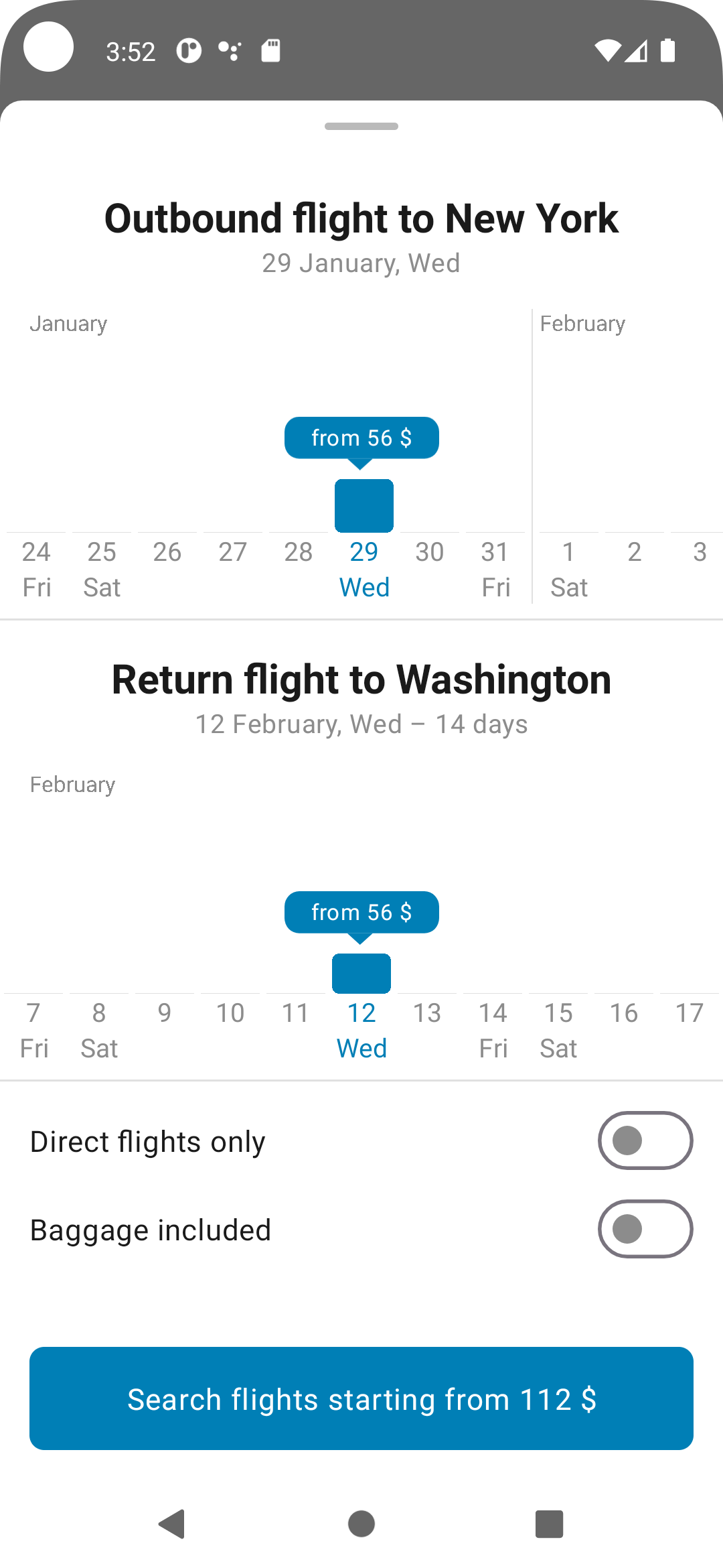 اسکرین شات 4 برنامه Fractions: calculate & compare