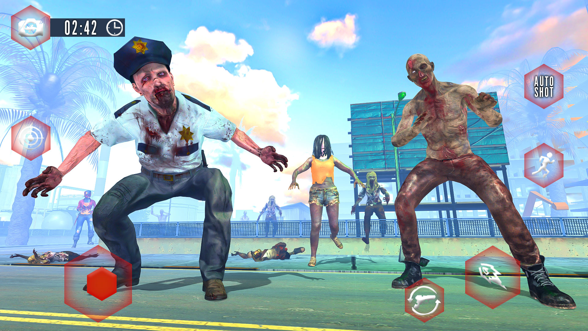 اسکرین شات بازی Zombie Survival Games Dark Day 1