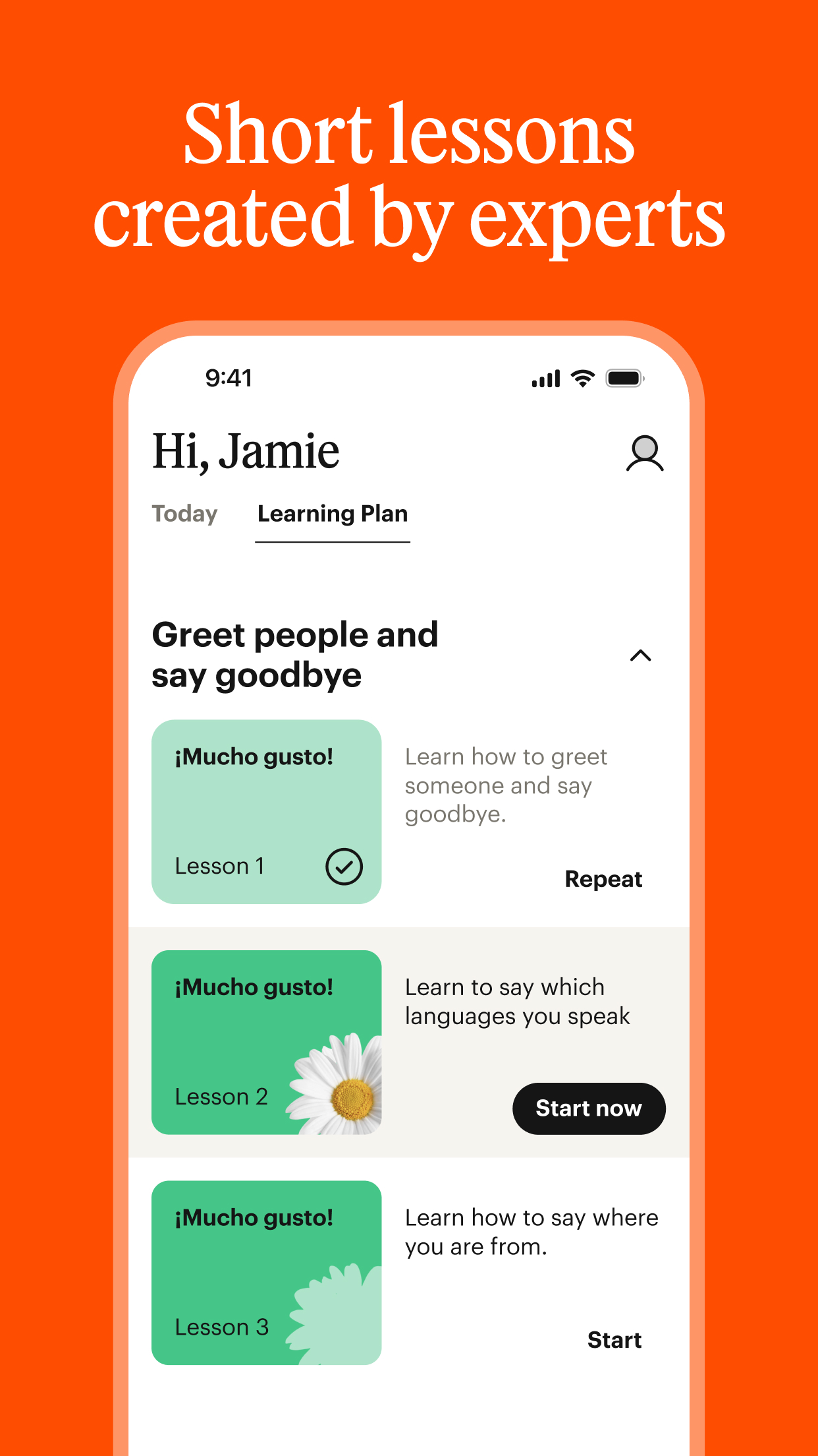 اسکرین شات 3 برنامه Babbel: Language Learning