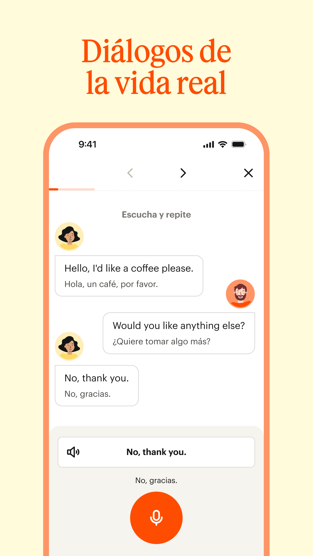 اسکرین شات 4 برنامه Babbel: Aprender idiomas