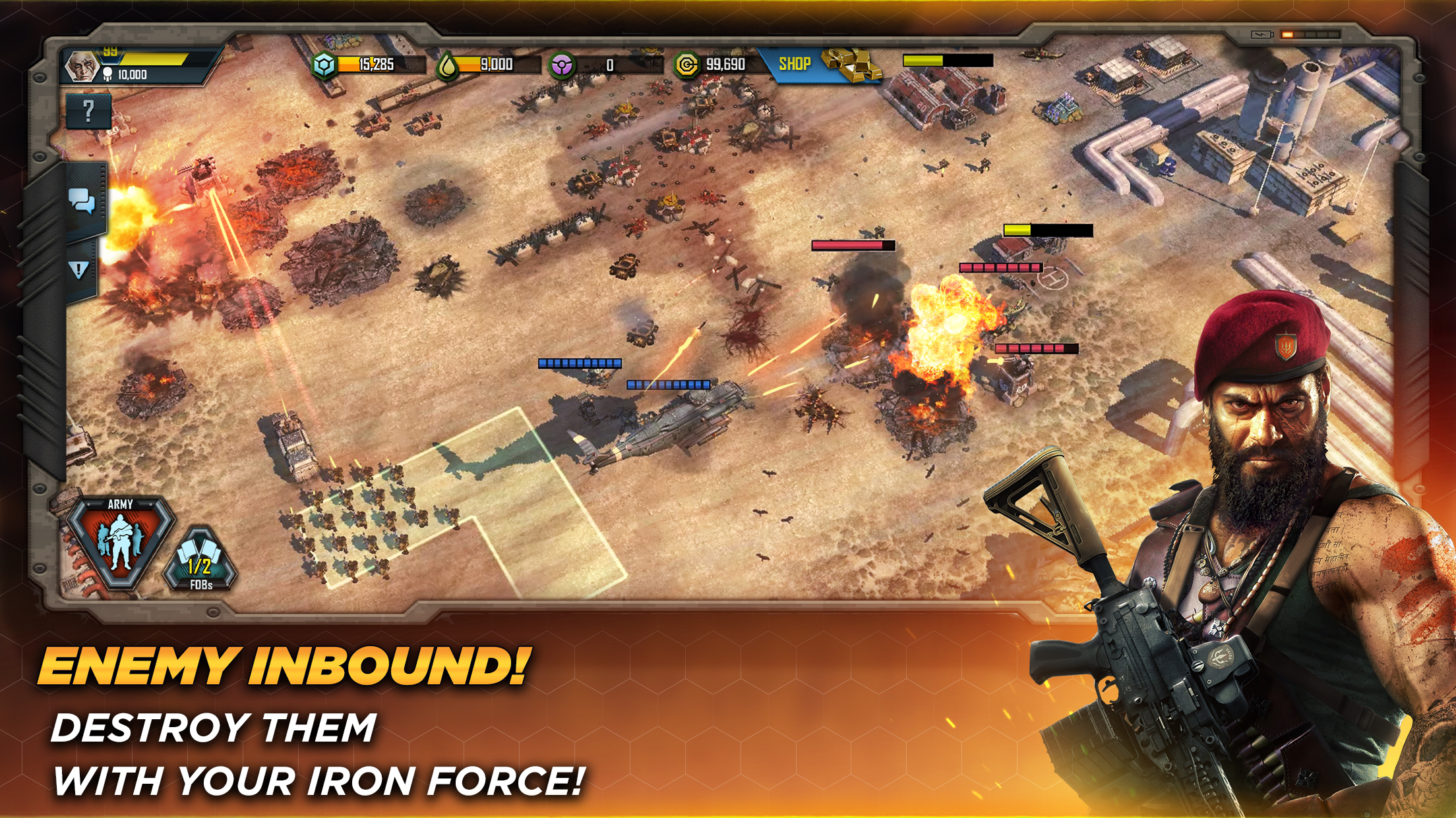 اسکرین شات 2 بازی Asefat Al-Harb