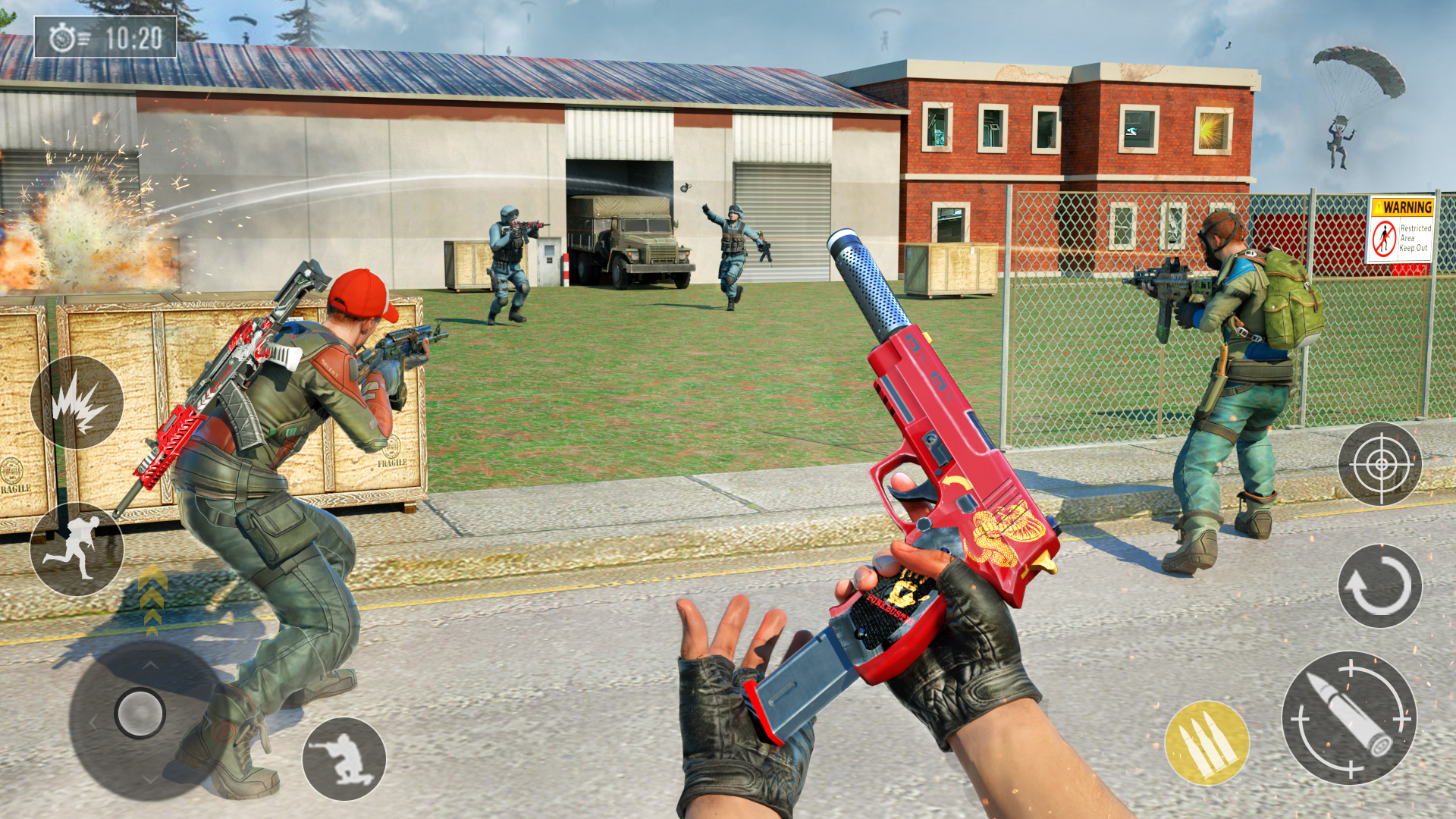 اسکرین شات 6 بازی Offline Gun Shooting Games 3D
