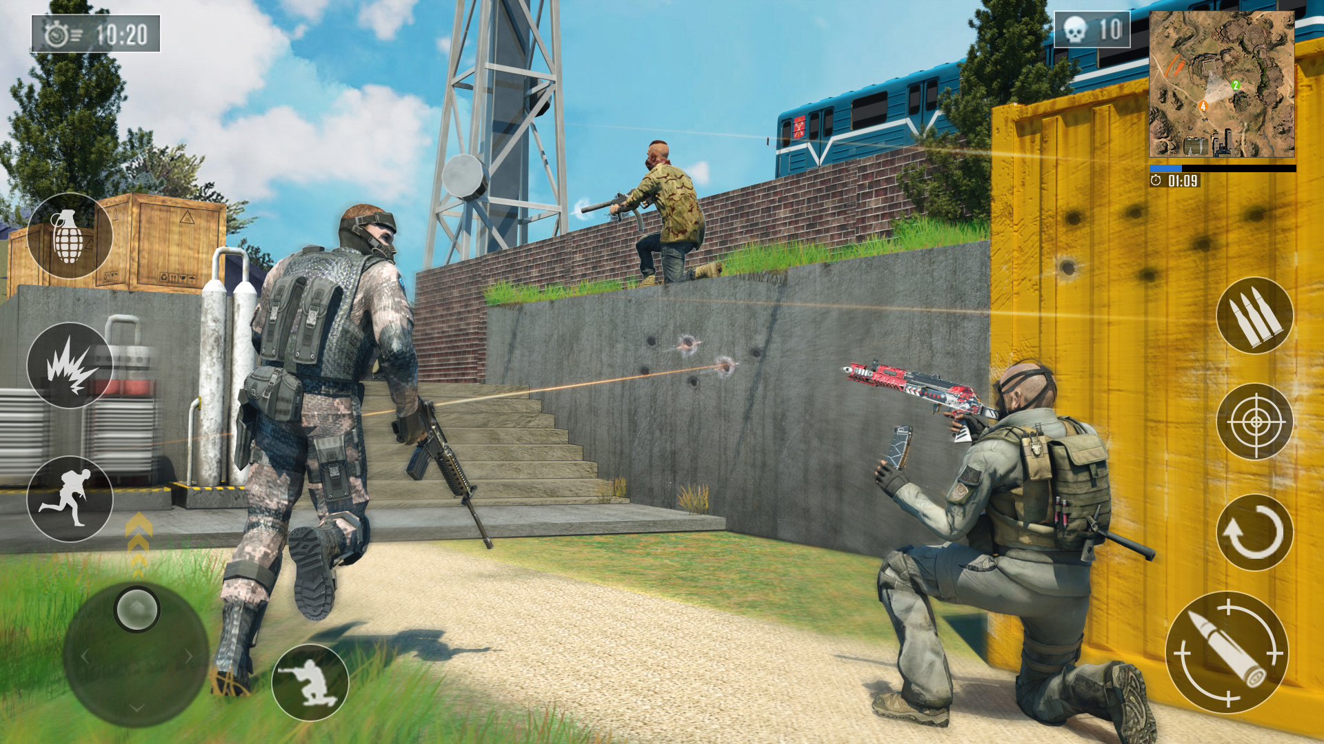 اسکرین شات 4 بازی MOB OPS Gun Shooting Games 3D