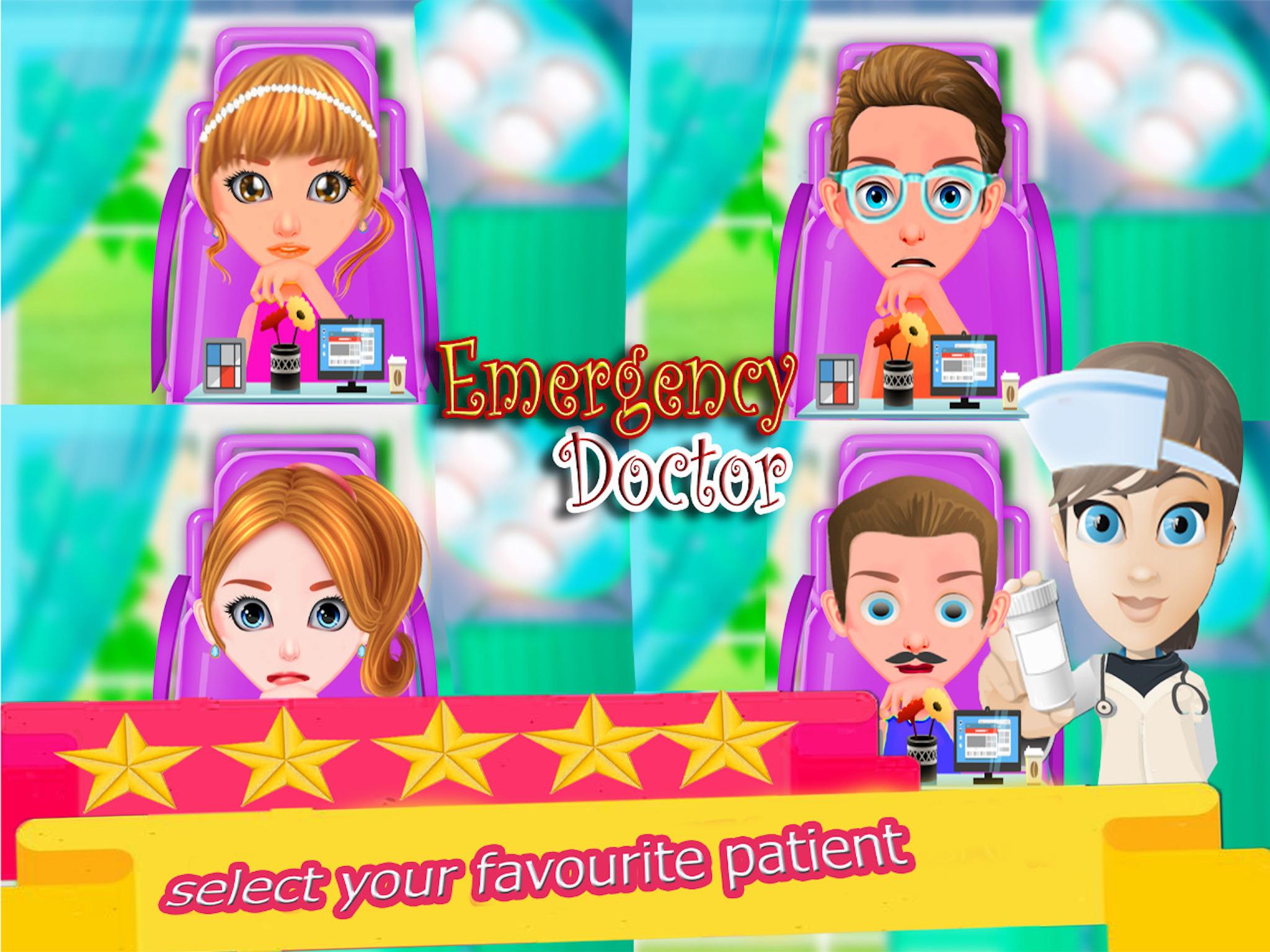اسکرین شات 5 بازی Emergency Injection Doctor Games for Girls