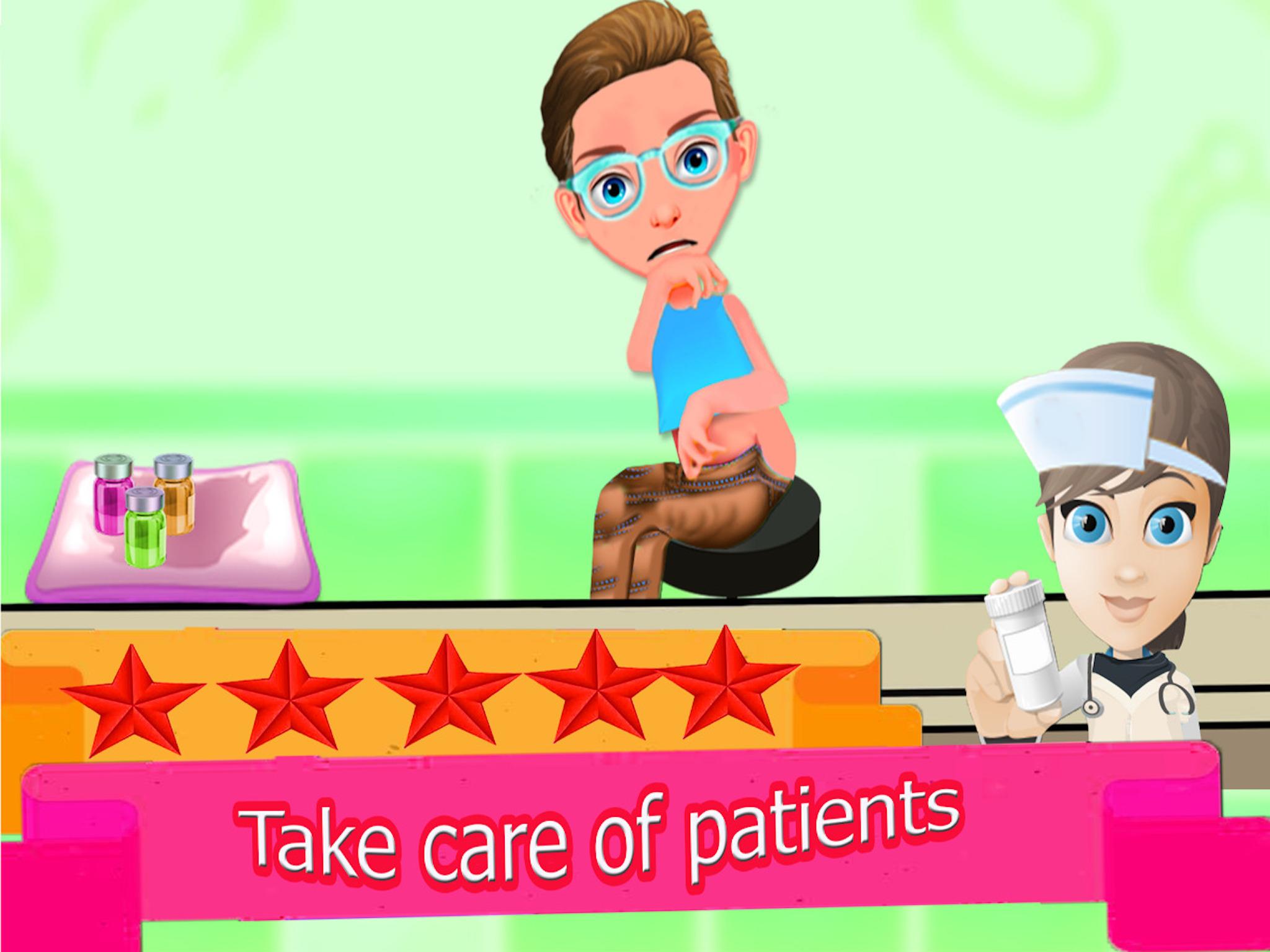 اسکرین شات 3 بازی Emergency Injection Doctor Games for Girls