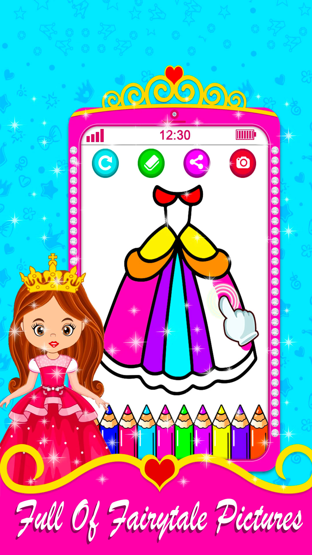 اسکرین شات 2 بازی princess toy phone