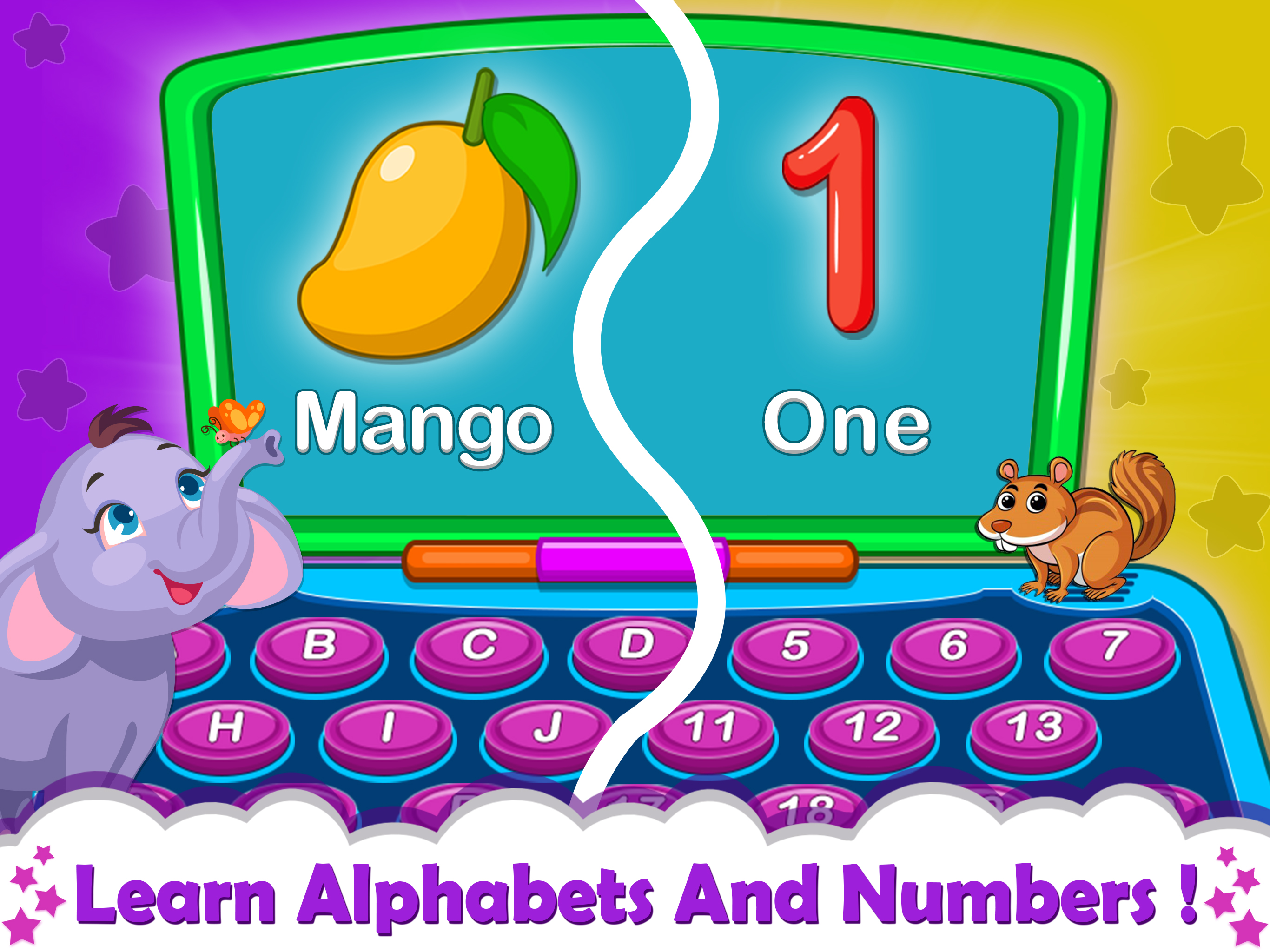 اسکرین شات 1 بازی Kids Computer - Learn And Play