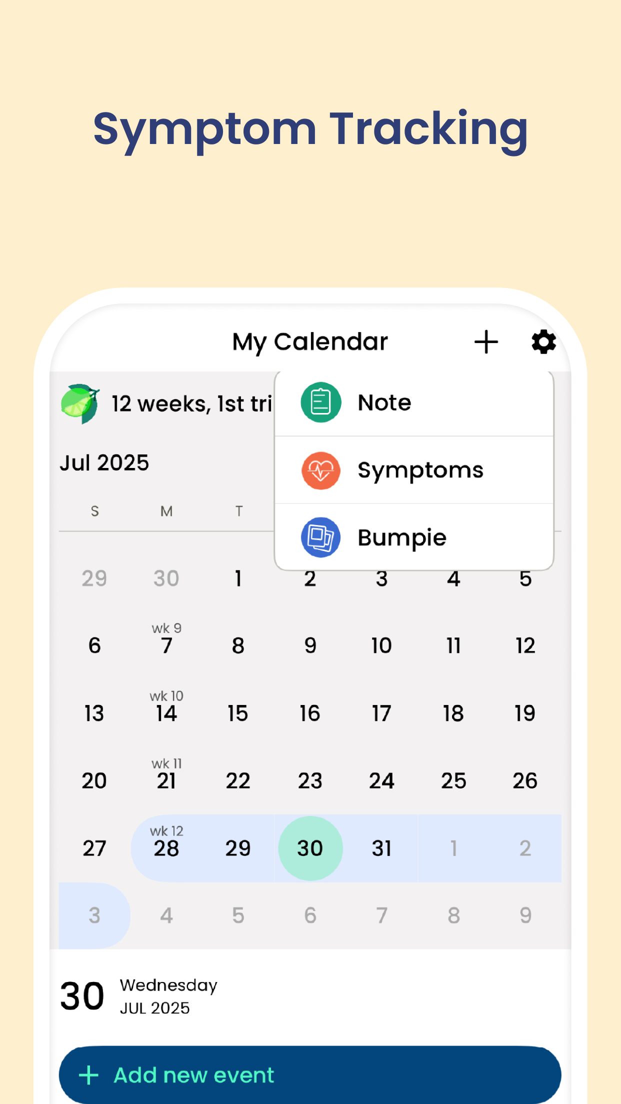 اسکرین شات 3 برنامه Pregnancy App & Baby Tracker