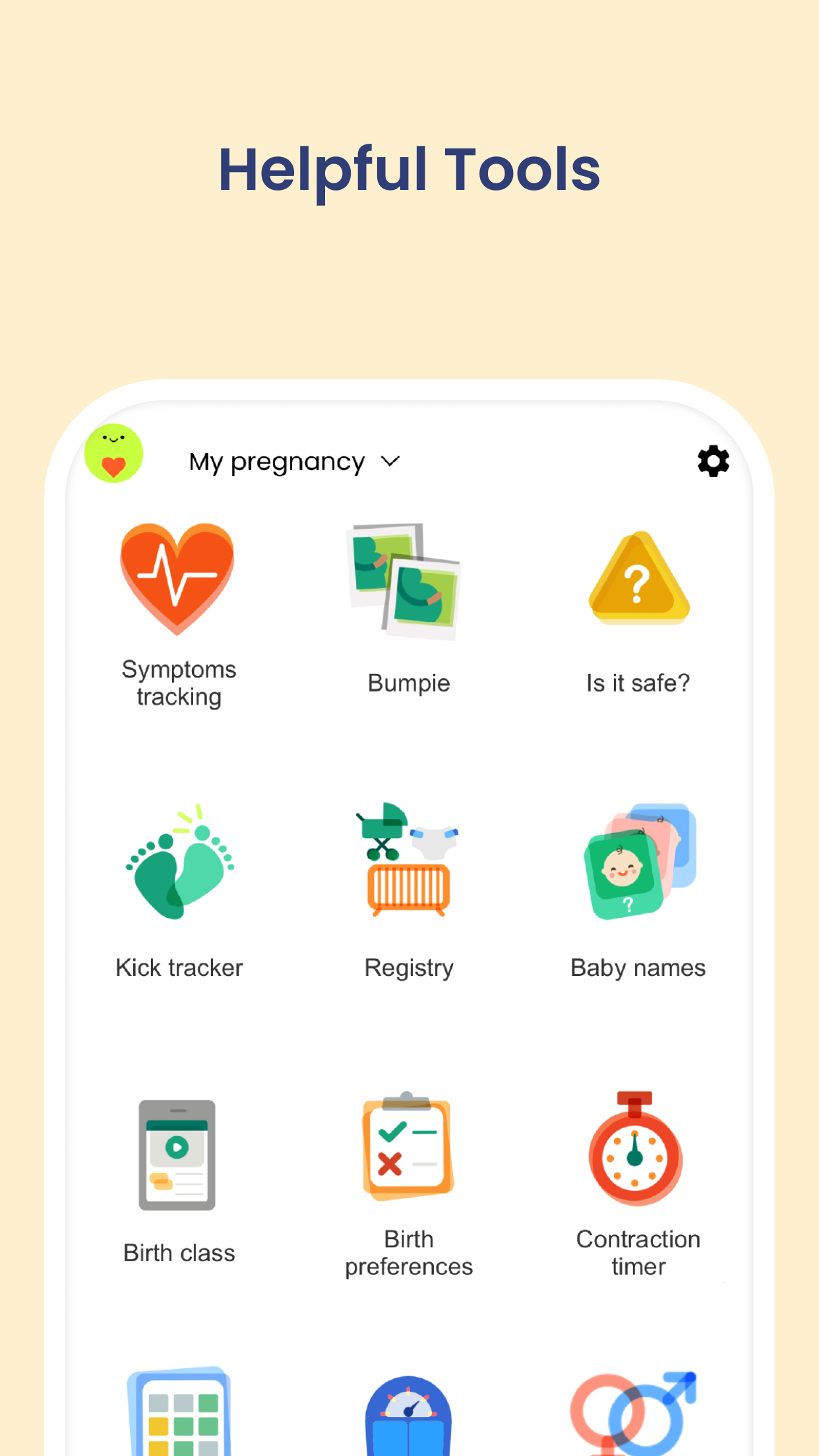 اسکرین شات 6 برنامه Pregnancy App & Baby Tracker