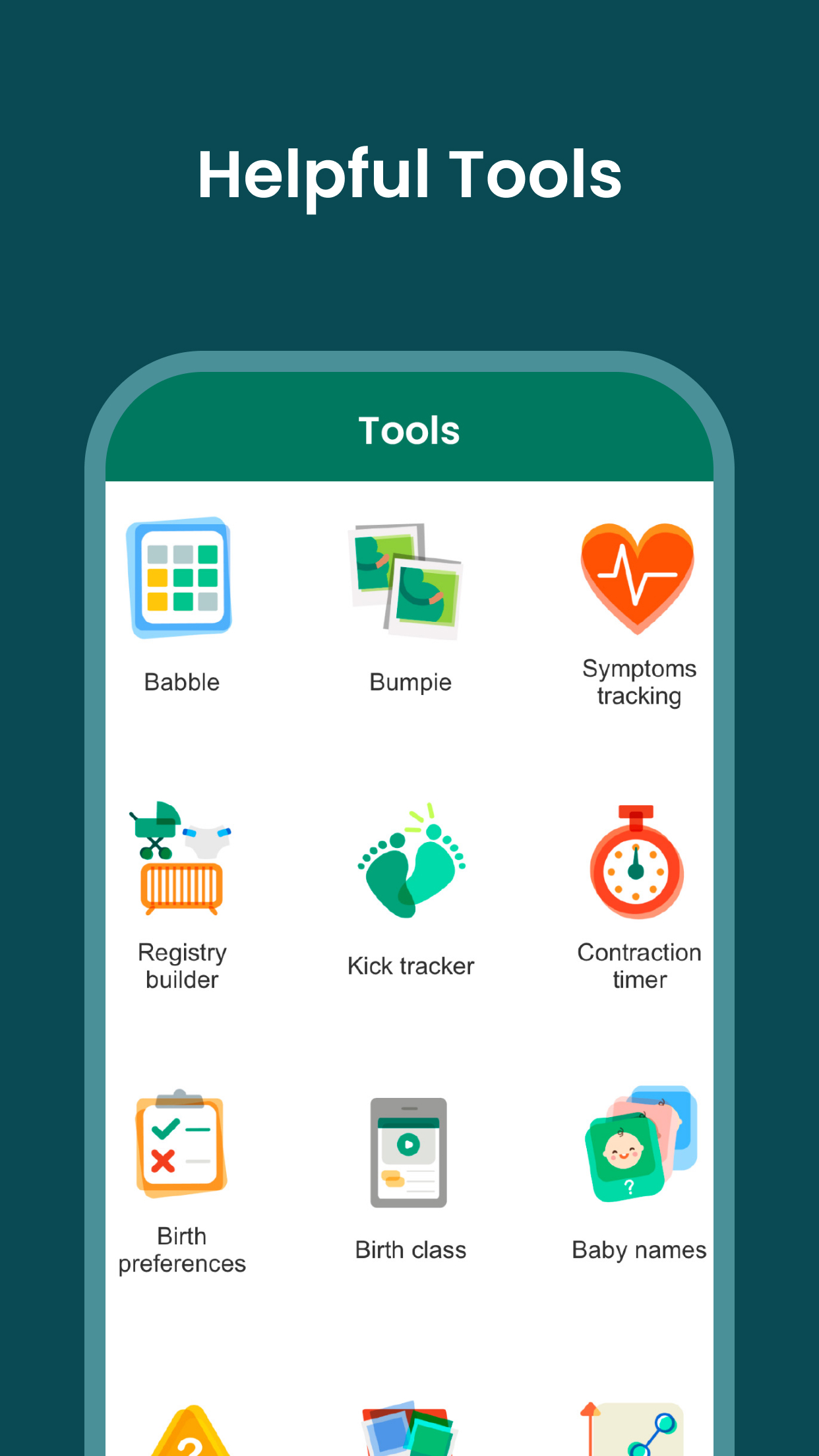 اسکرین شات 7 برنامه Pregnancy App & Baby Tracker