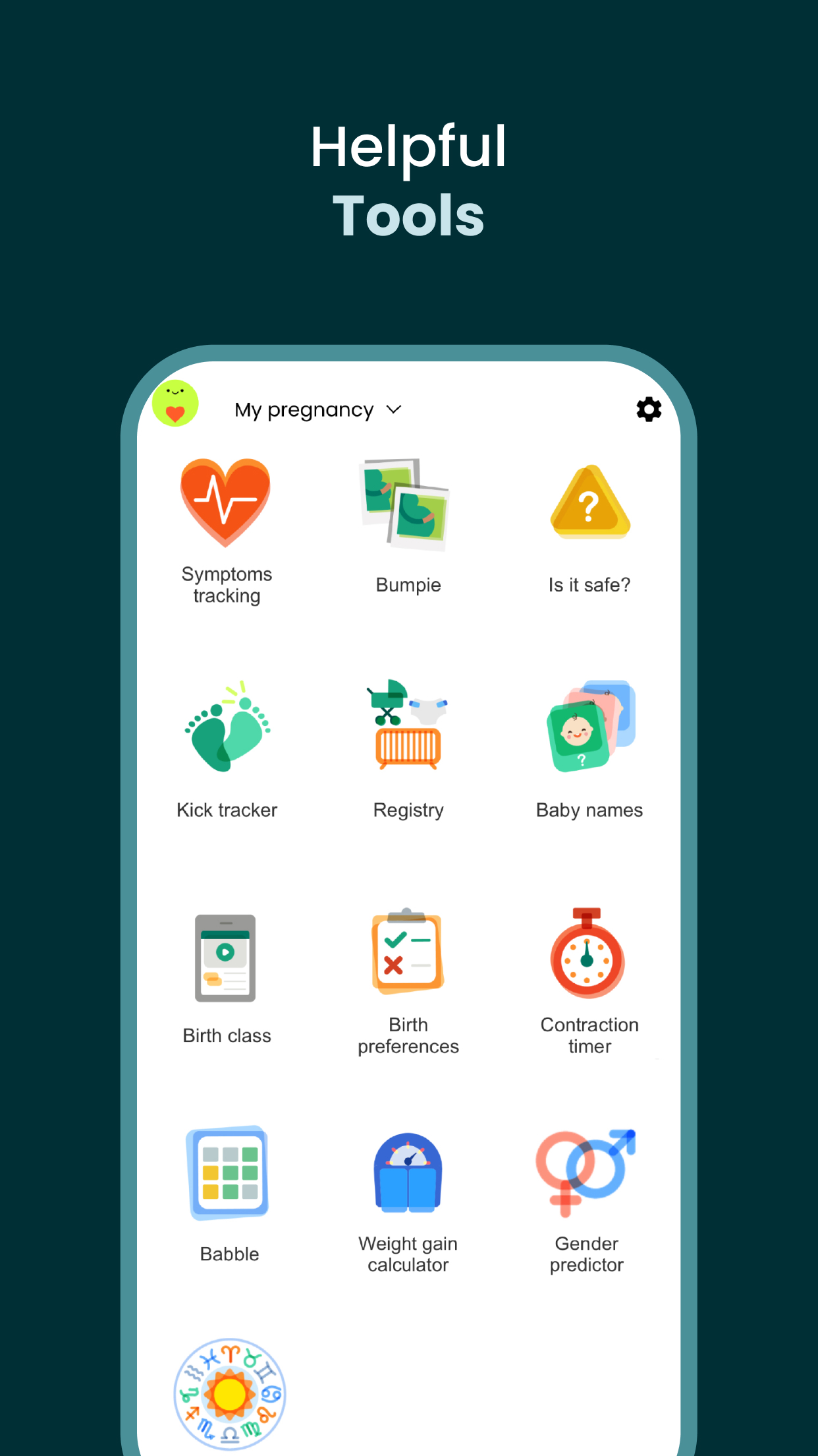 اسکرین شات 7 برنامه Pregnancy App & Baby Tracker
