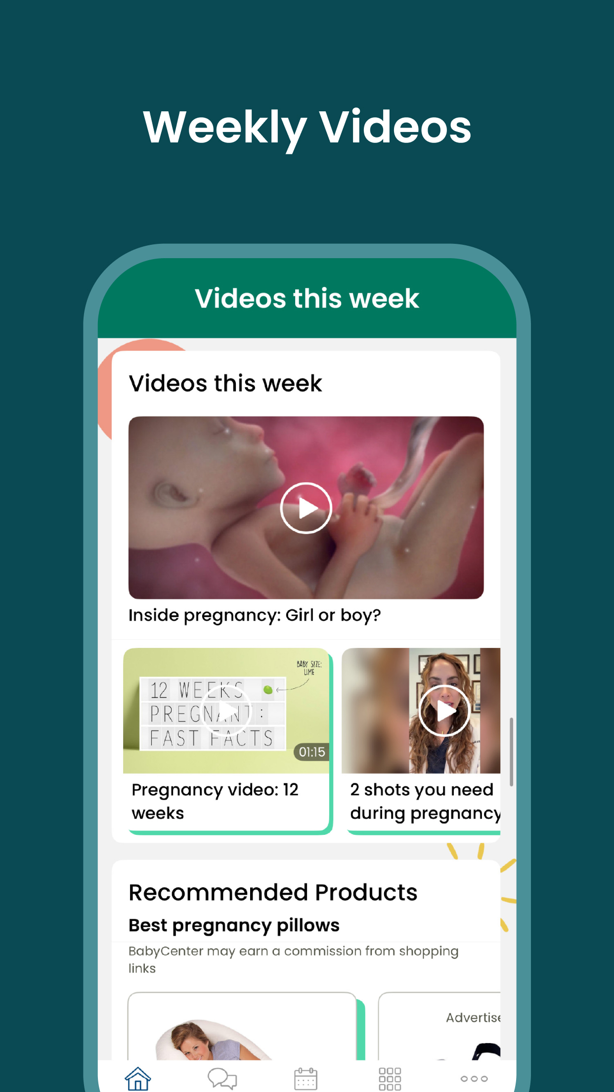 اسکرین شات 6 برنامه Pregnancy App & Baby Tracker