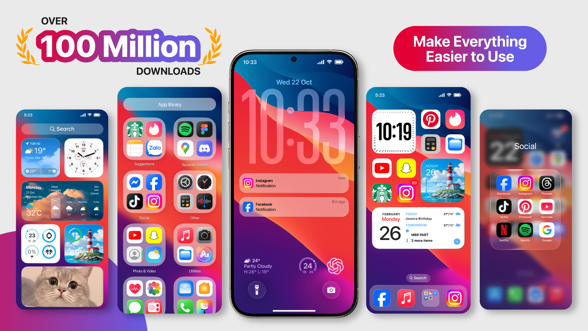 اسکرین شات 1 برنامه Launcher OS™