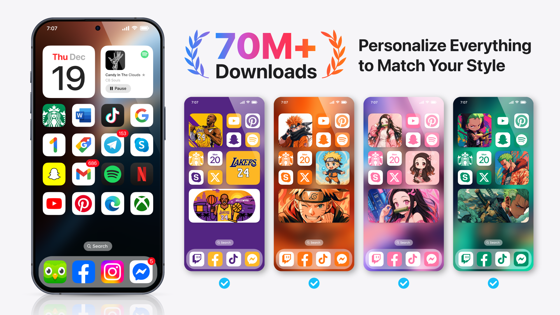 اسکرین شات 1 برنامه Launcher OS™