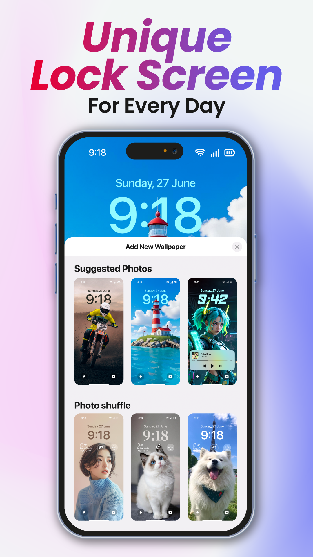 اسکرین شات 6 برنامه Lock Screen OS