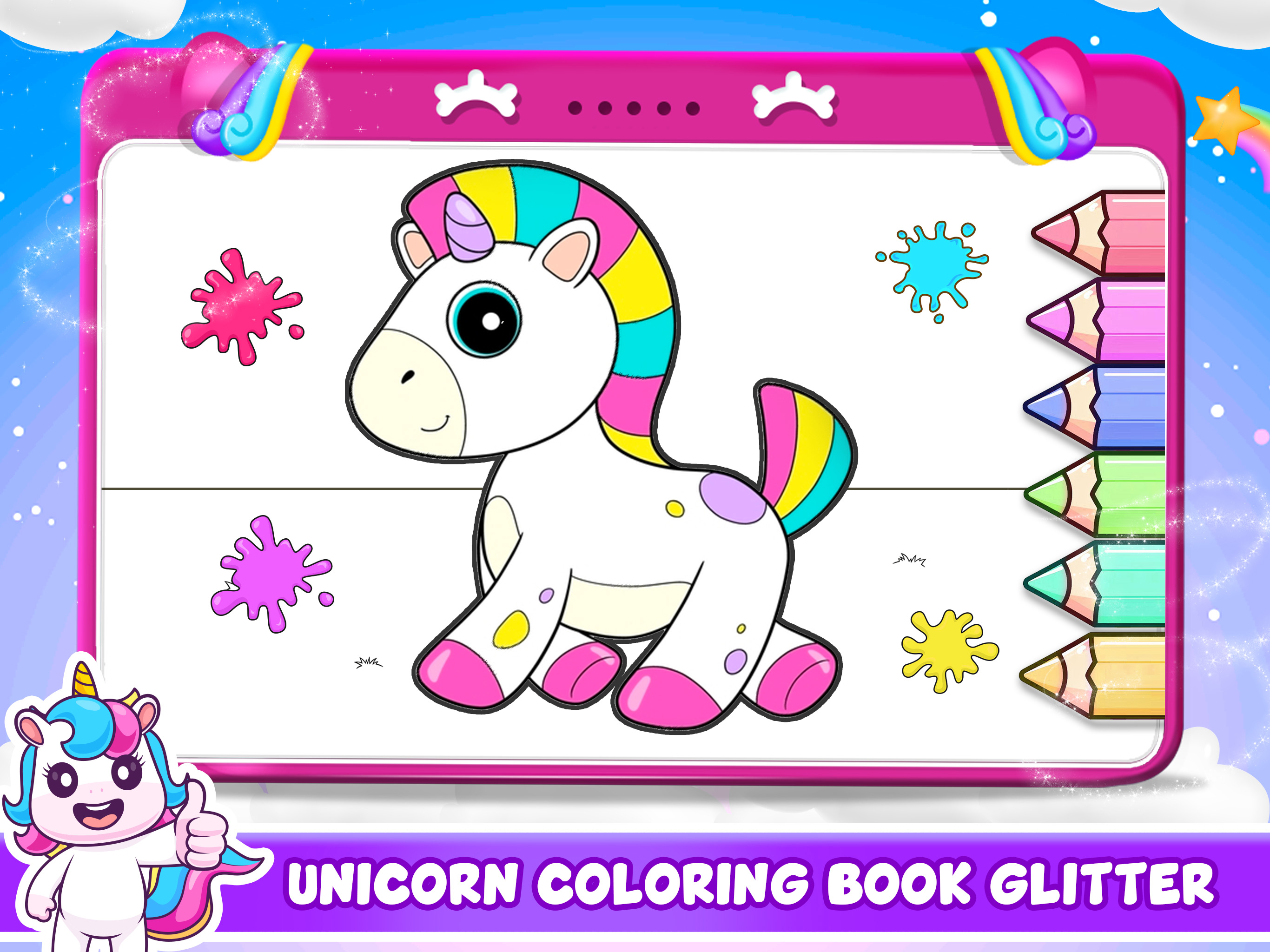 اسکرین شات 2 بازی Unicorn Computer - Girl Games