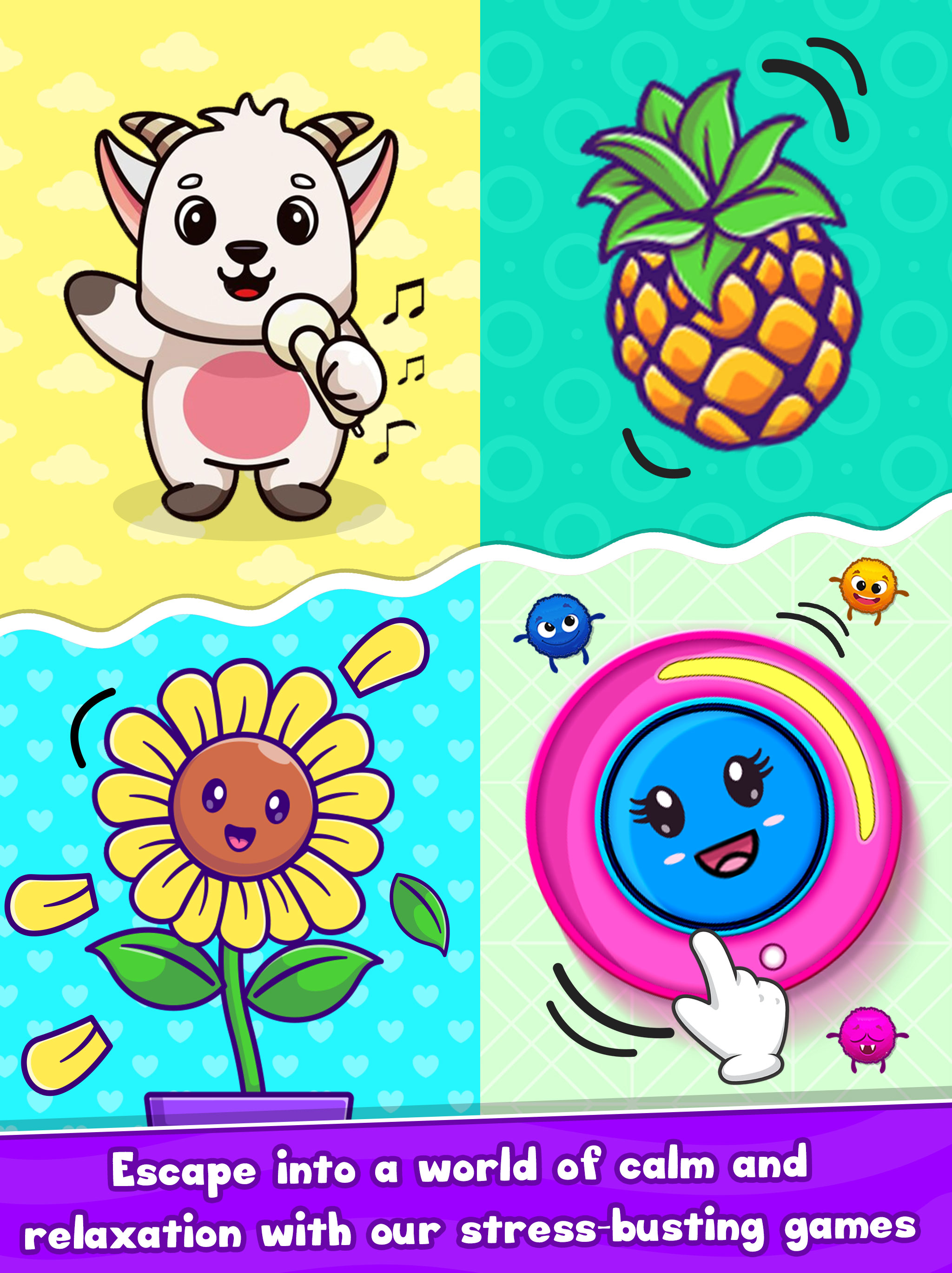 اسکرین شات 3 بازی Baby Unicorn Phone For Kids