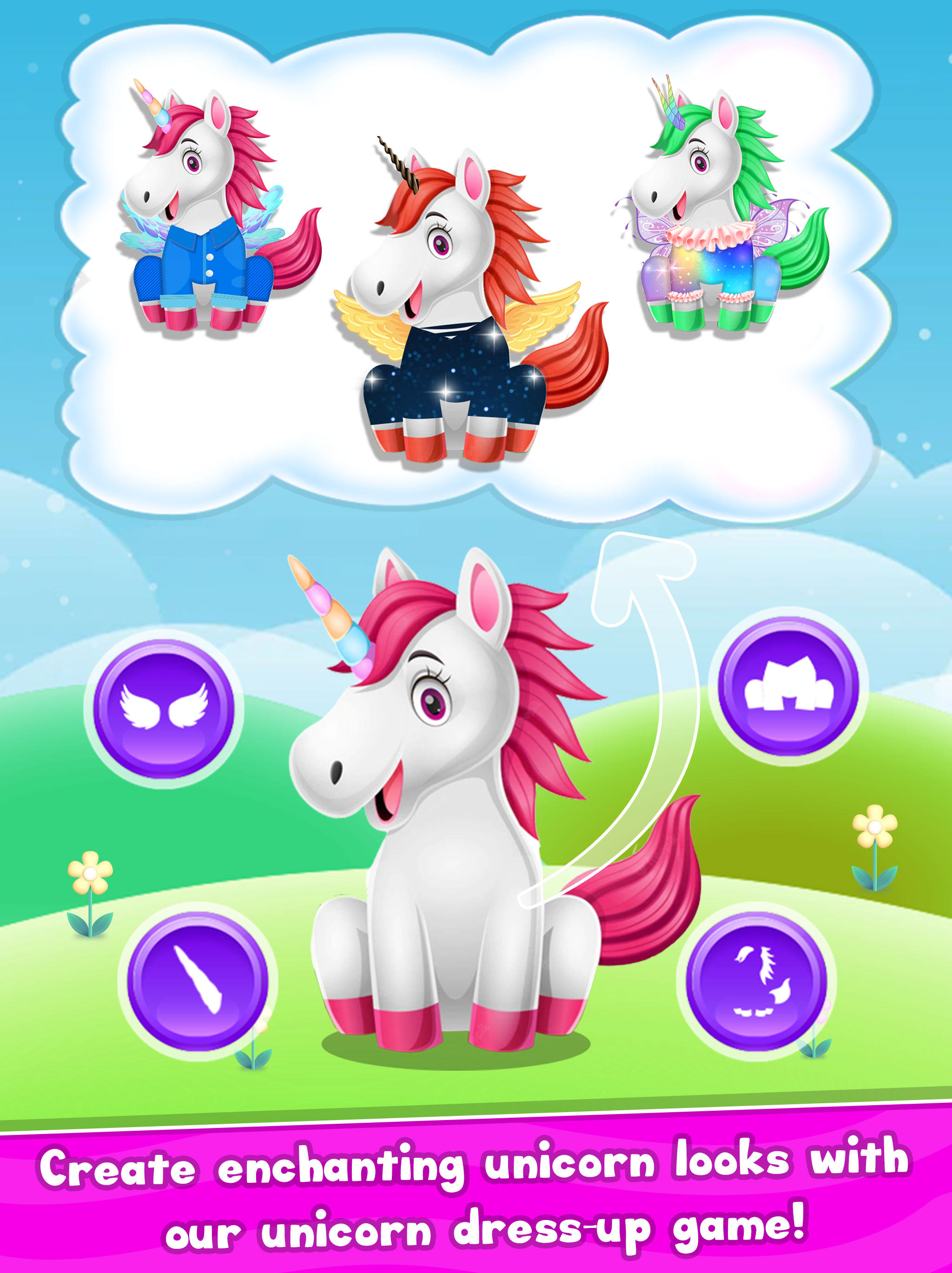 اسکرین شات 6 بازی Baby Unicorn Phone For Kids