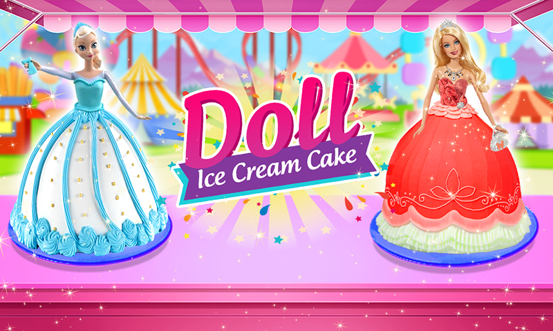 اسکرین شات 1 بازی Doll Ice Cream Cake Baking