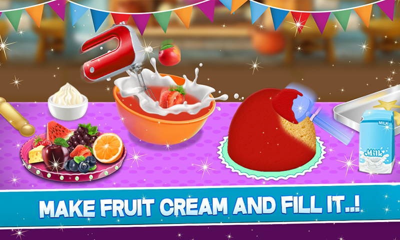 اسکرین شات 4 بازی Ice Cream Cake Game Food Maker