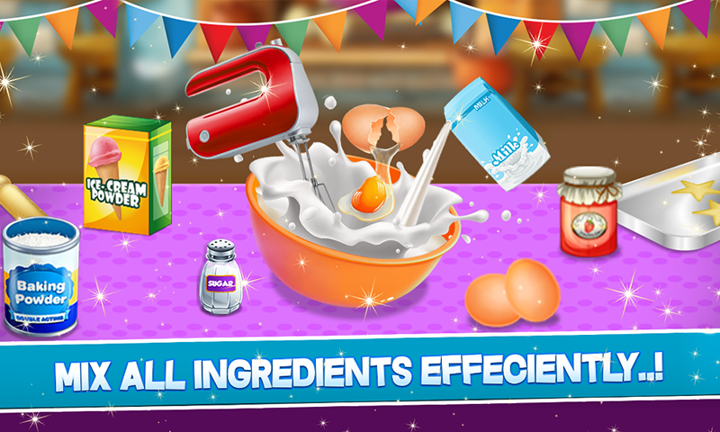 اسکرین شات 2 بازی Ice Cream Cake Game Food Maker