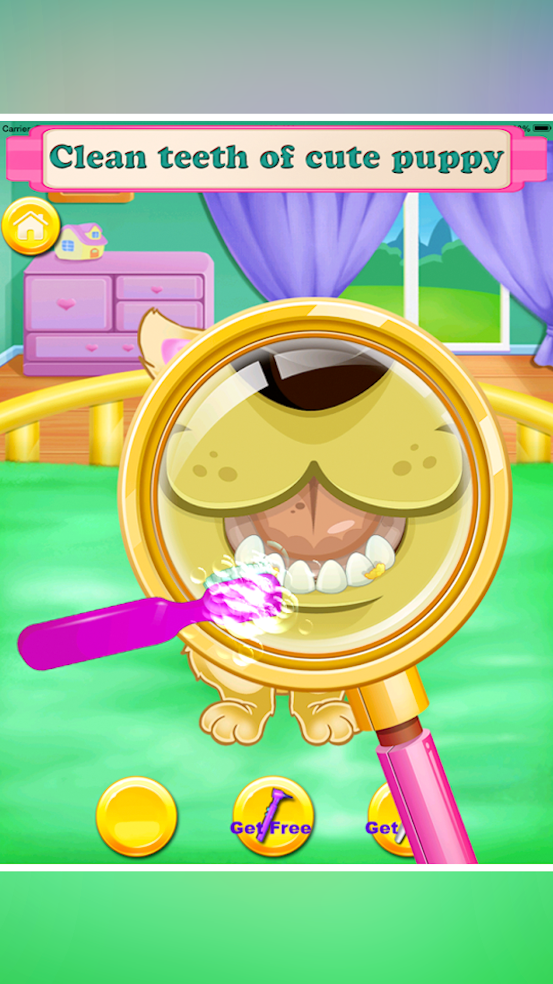 اسکرین شات 3 برنامه puppy newborn babyshower Games