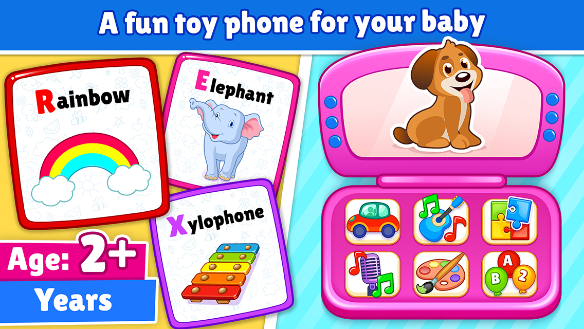 اسکرین شات 1 بازی Babyphone kids mobile games