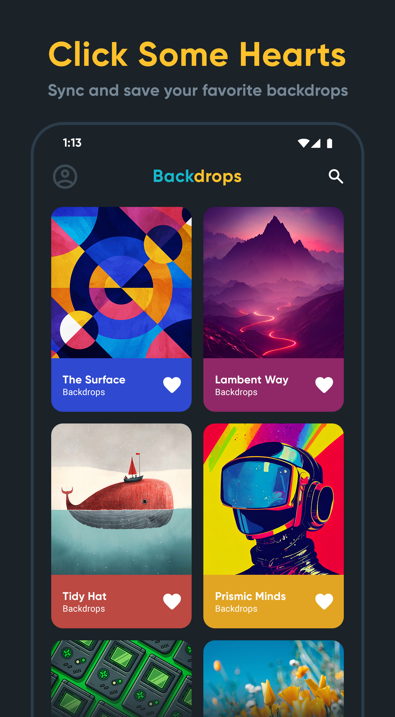 اسکرین شات 7 برنامه Backdrops - Wallpapers