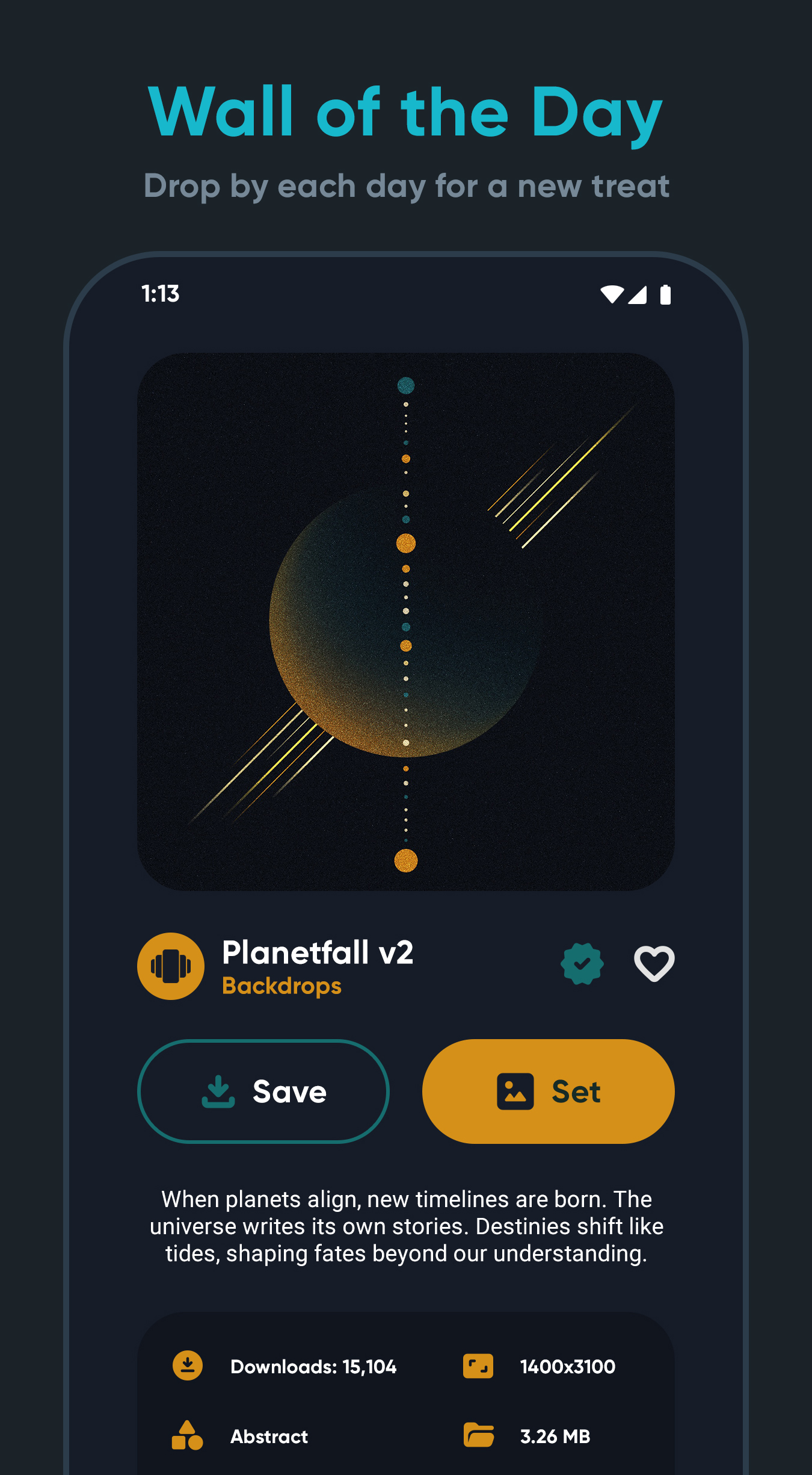 اسکرین شات 3 برنامه Backdrops - Wallpapers