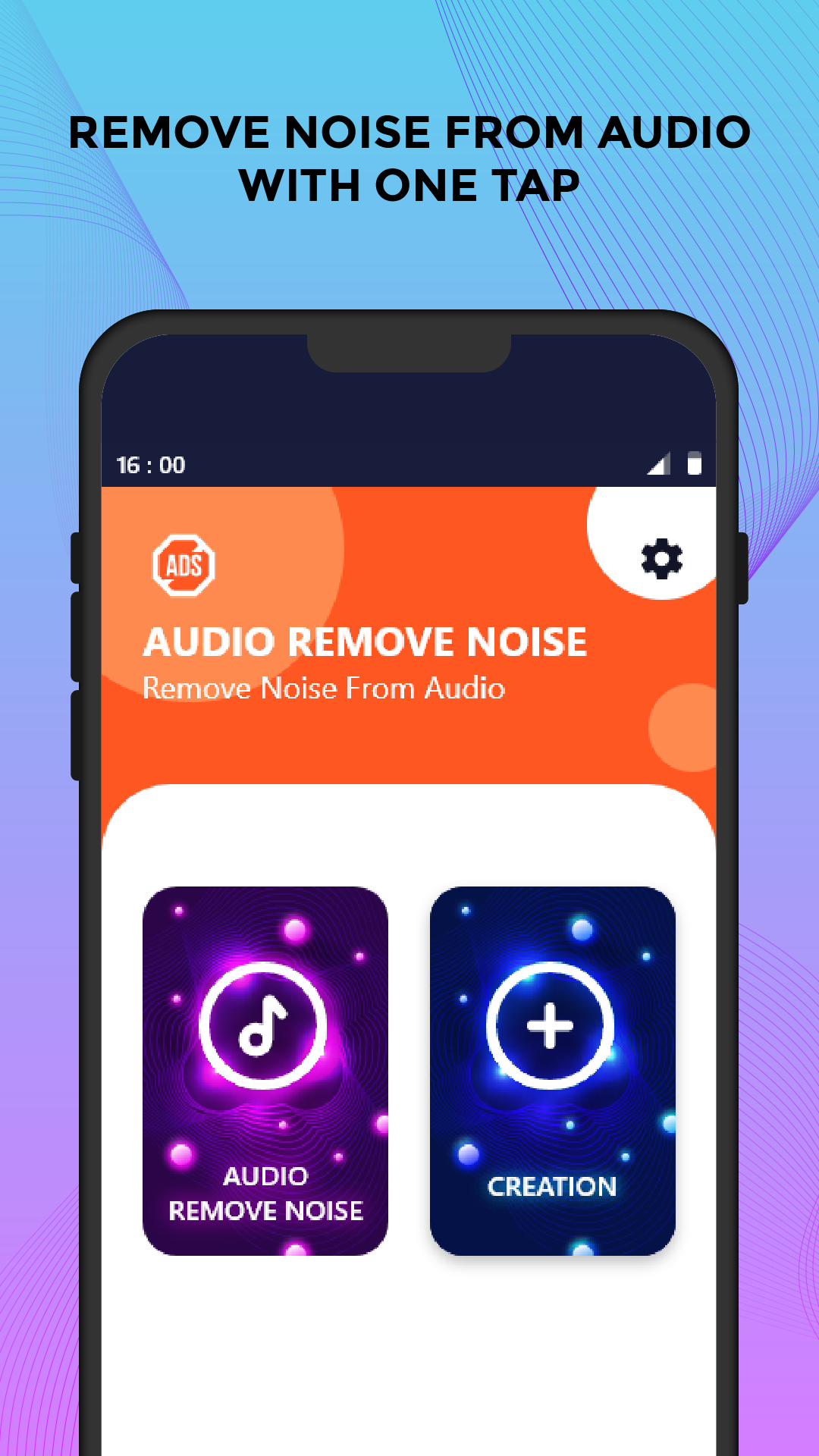 اسکرین شات 1 برنامه Remove noise: Reduce noise mp3