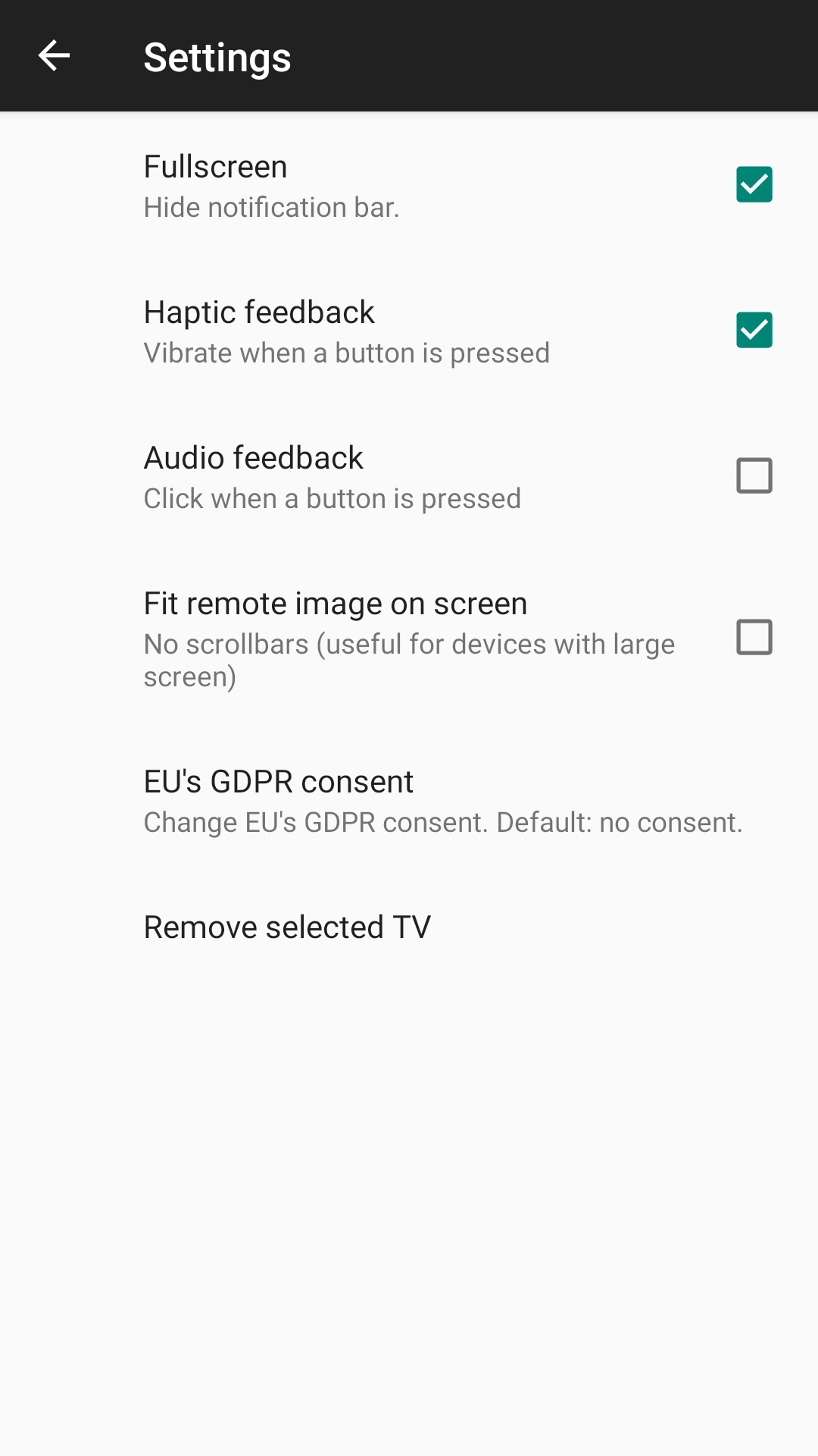 اسکرین شات 4 برنامه Remote Control for Sony TV