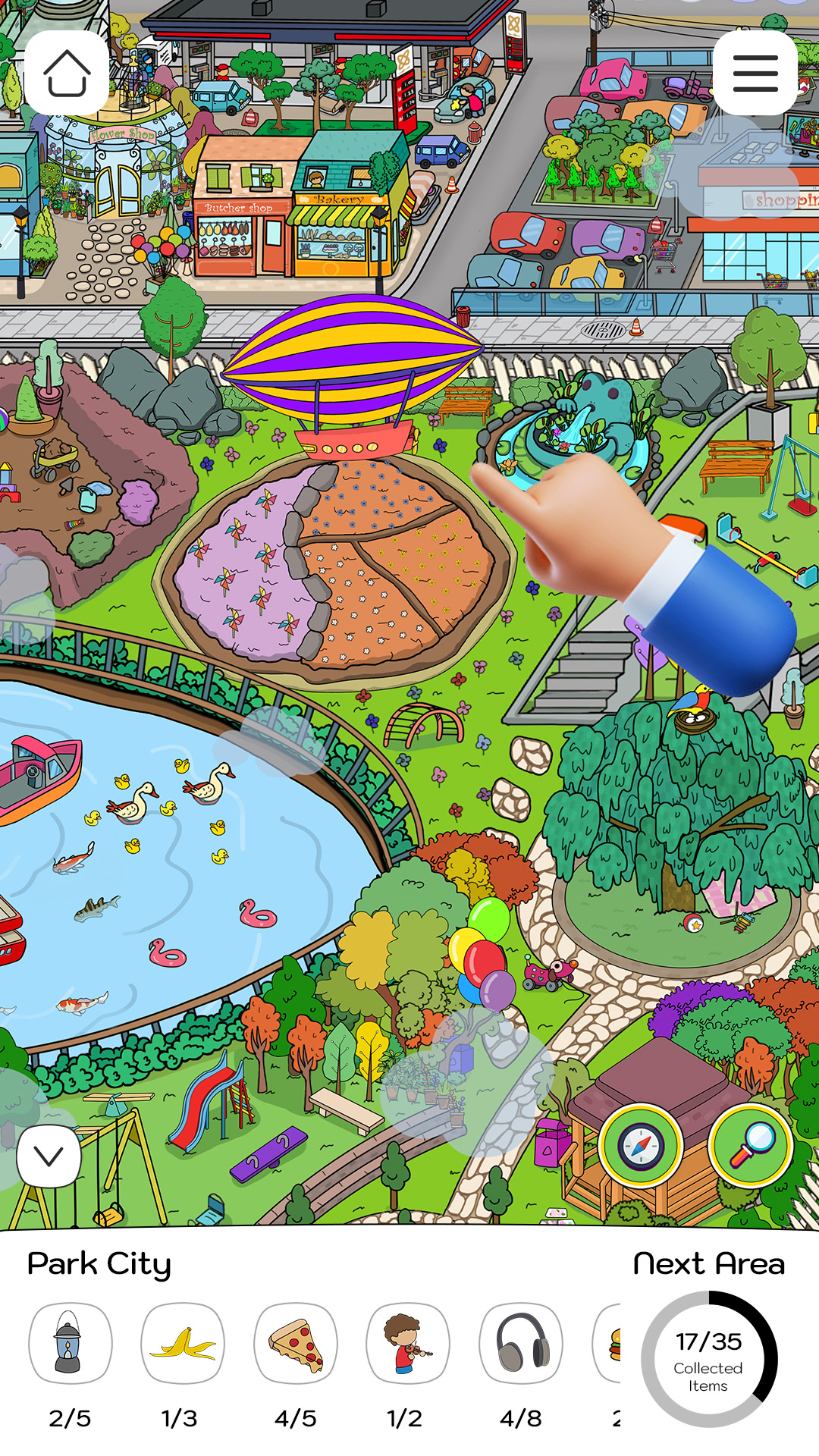 اسکرین شات 1 برنامه Find It Out:Hidden Object Game