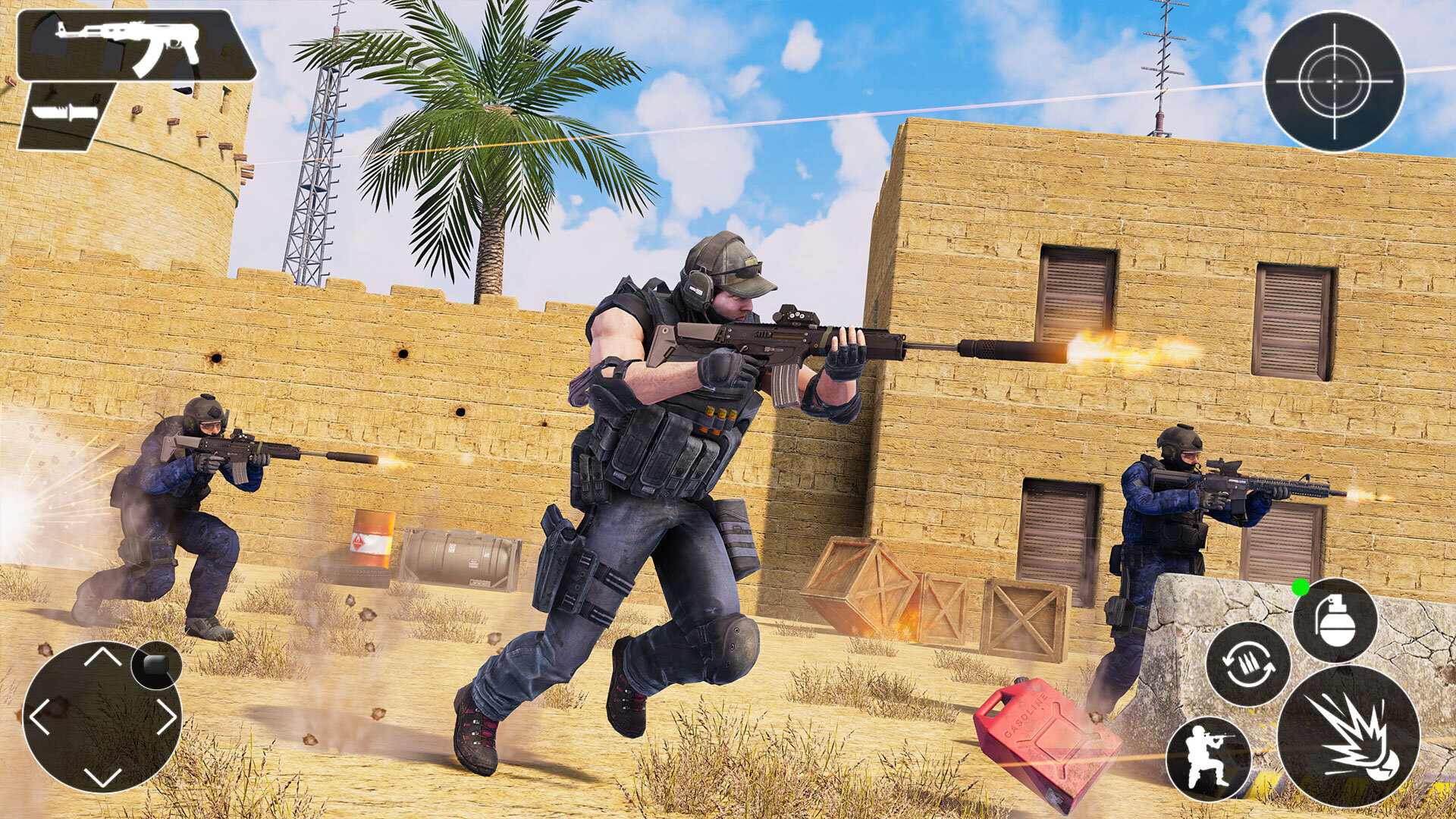 اسکرین شات 3 برنامه Gun Shooting Games: Gun Game