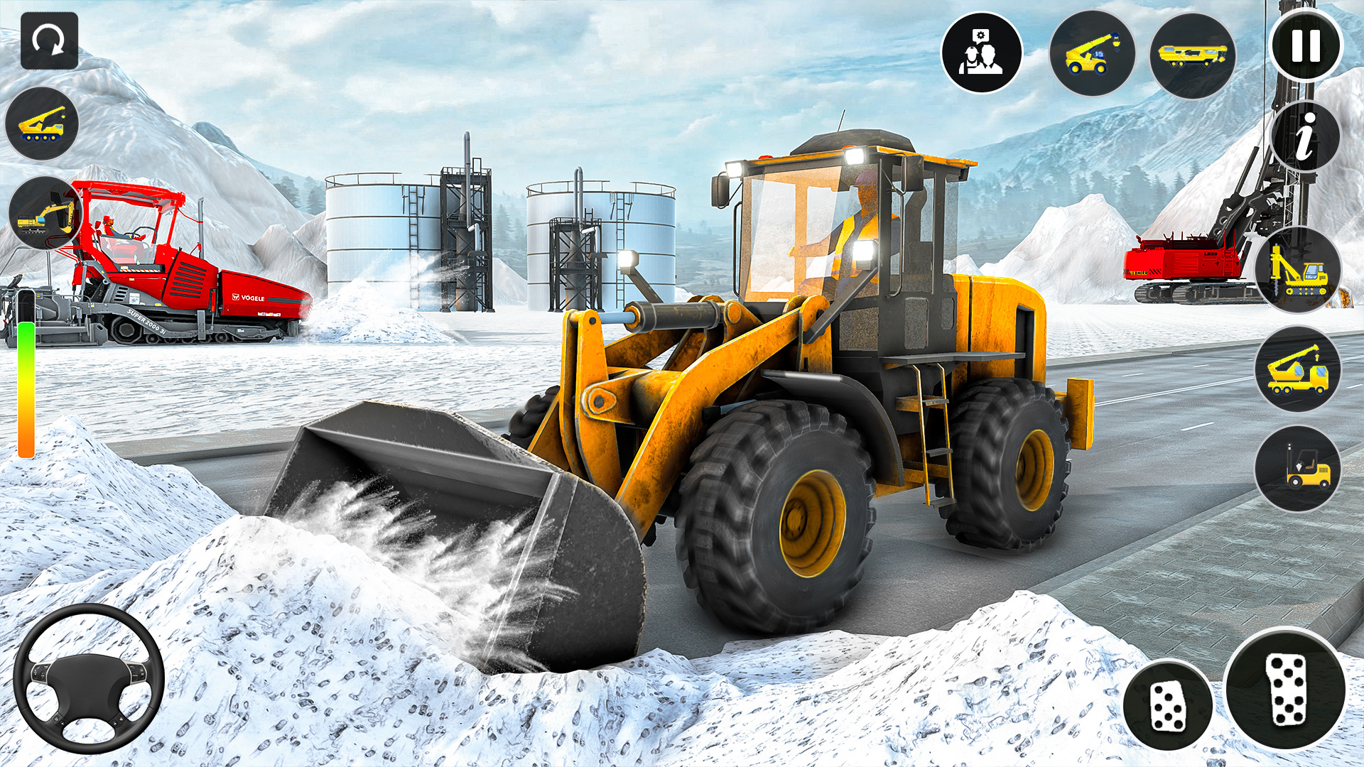 اسکرین شات 1 برنامه Snow Excavator Simulator Game