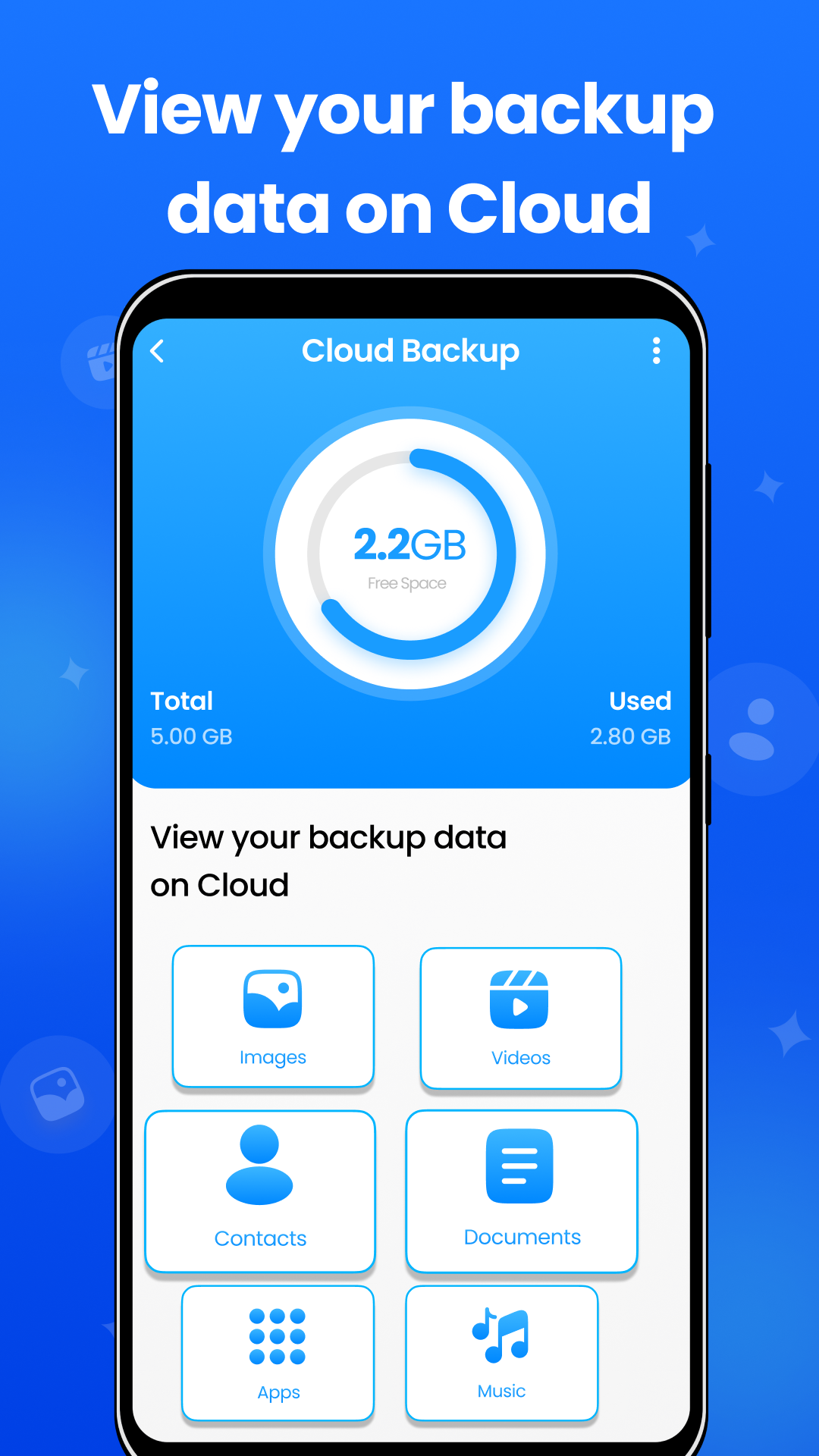 اسکرین شات 2 برنامه Cloud Storage Backup & Drive