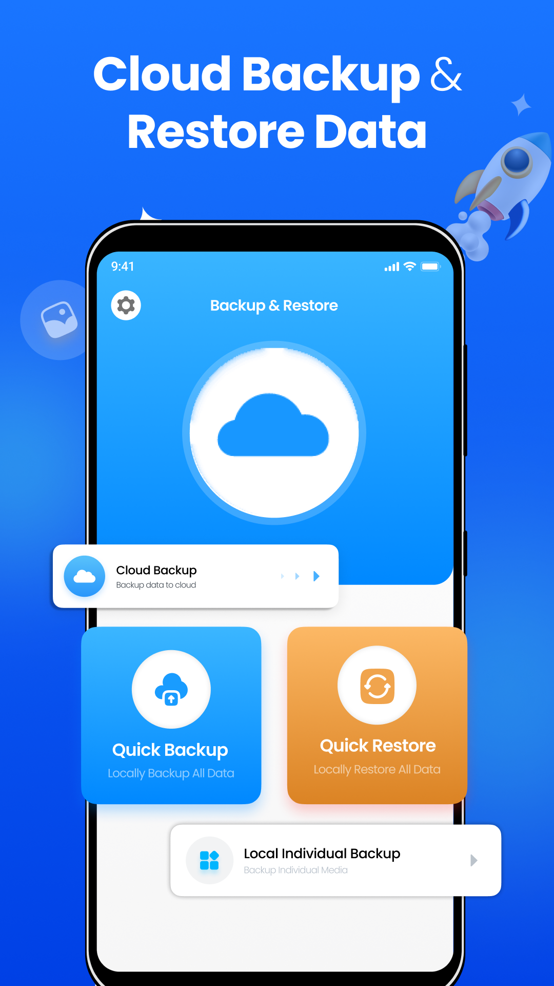 اسکرین شات 2 برنامه Cloud Storage Backup & Drive