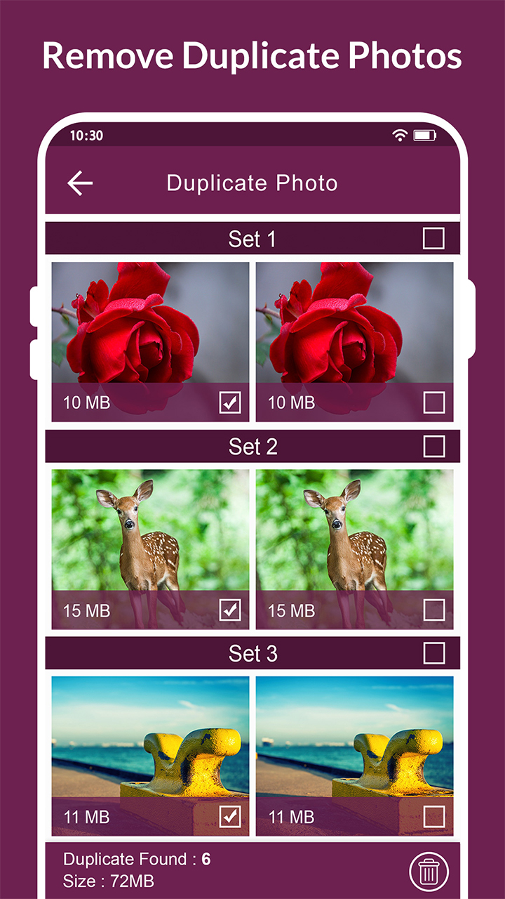 اسکرین شات 5 برنامه Recover Deleted All Photos