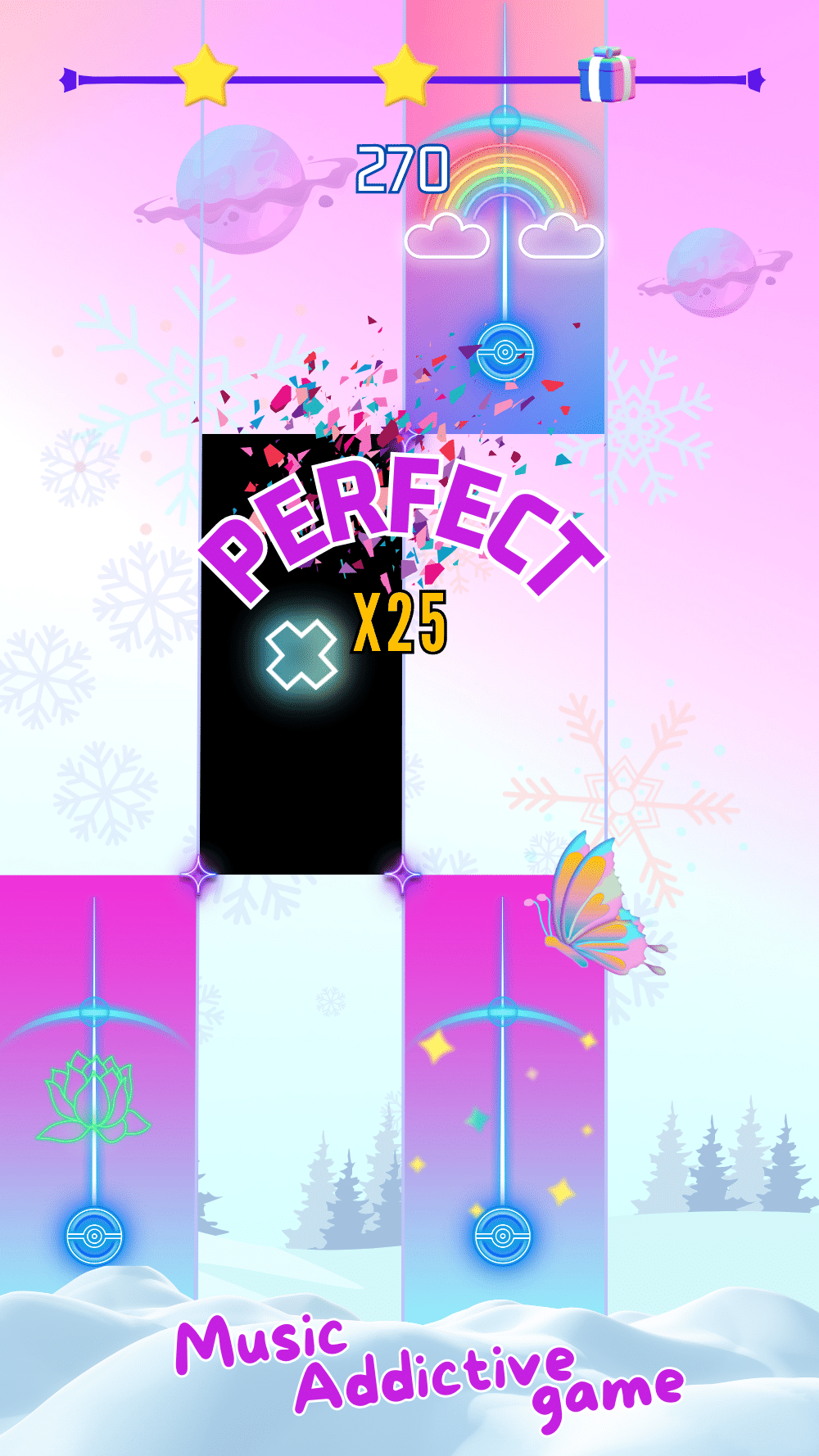 اسکرین شات 3 بازی Kuromi Piano Game