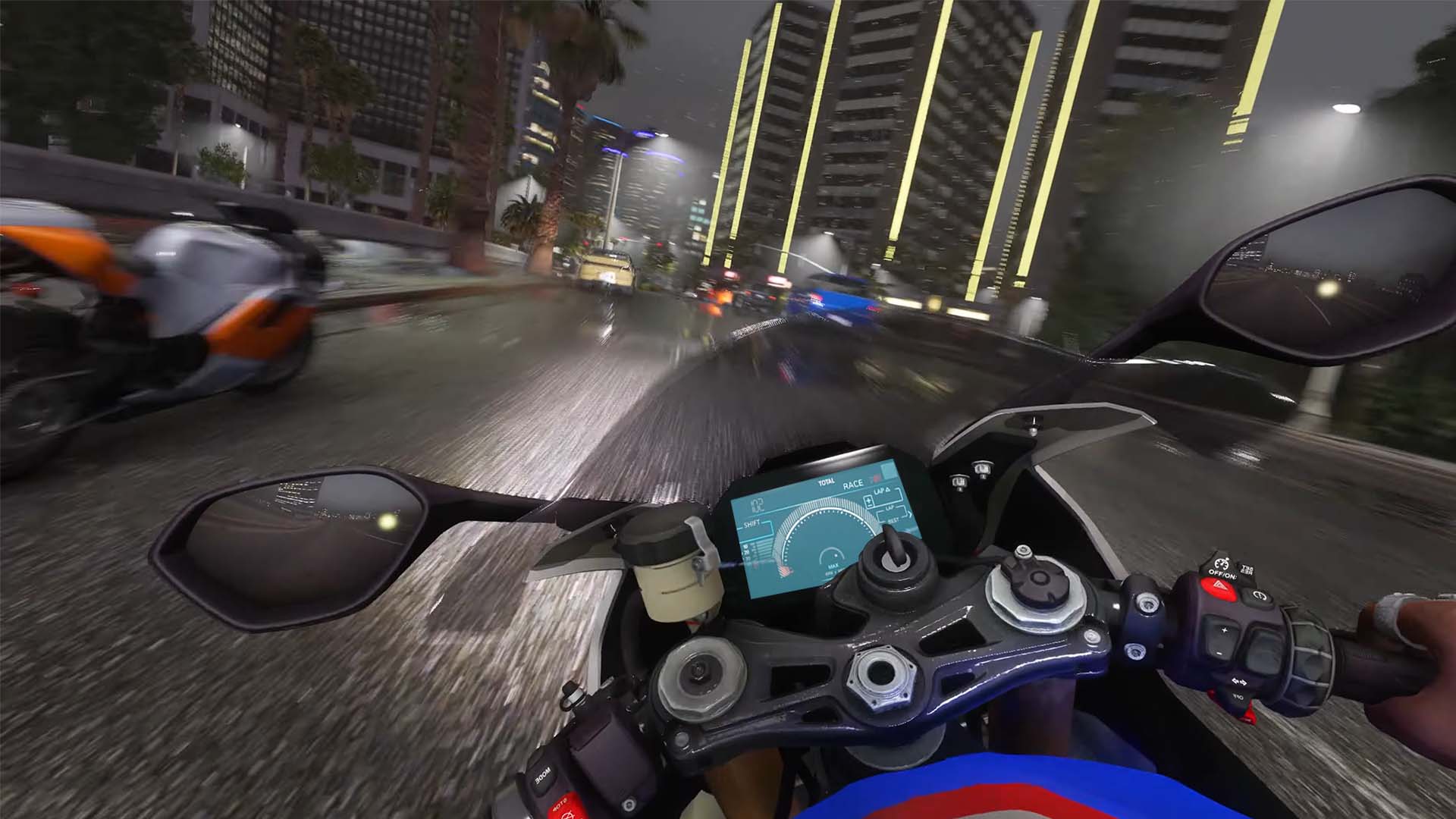اسکرین شات 3 بازی Traffic Moto Bike Rider City