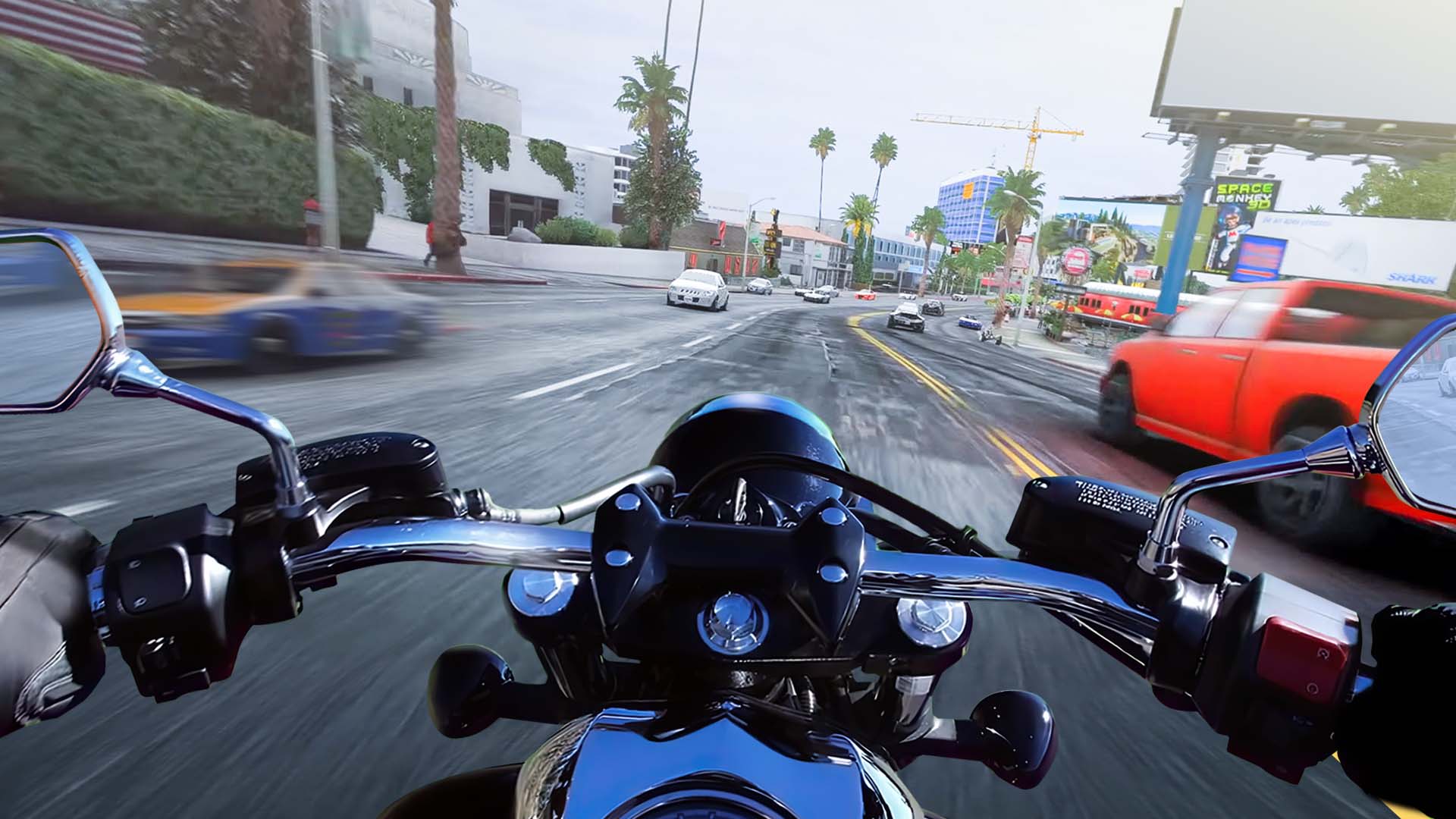 اسکرین شات 2 بازی Traffic Moto Bike Rider City