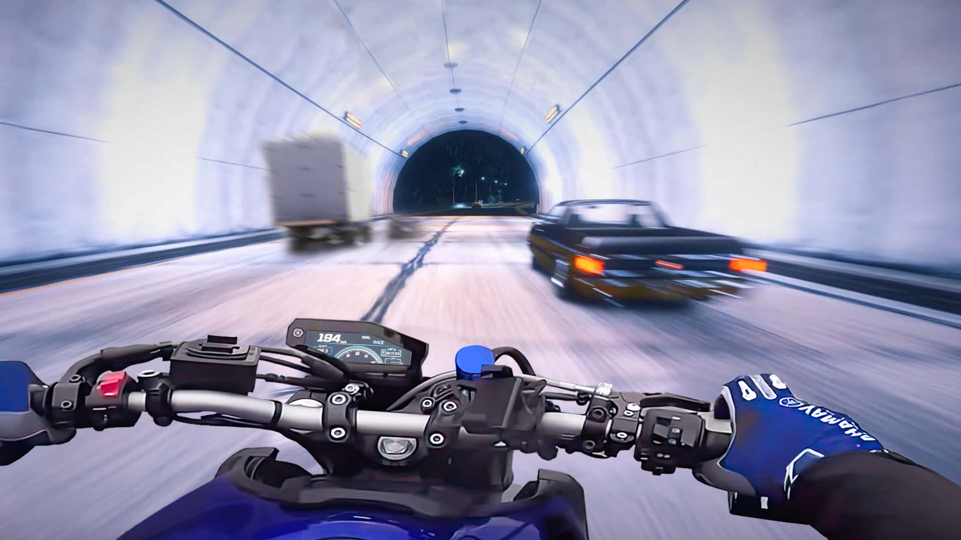 اسکرین شات 1 بازی Traffic Moto Bike Rider City